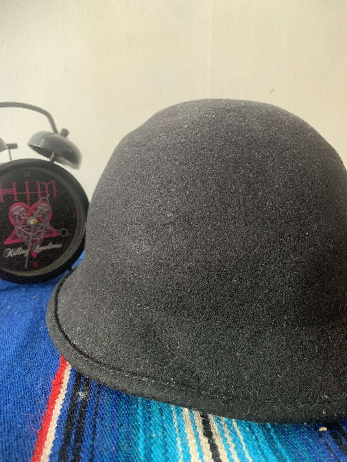 Stussy Vintage Stussy Headgear All BLACK Fedora Hat Size ONE SIZE - 2 Thumbnail