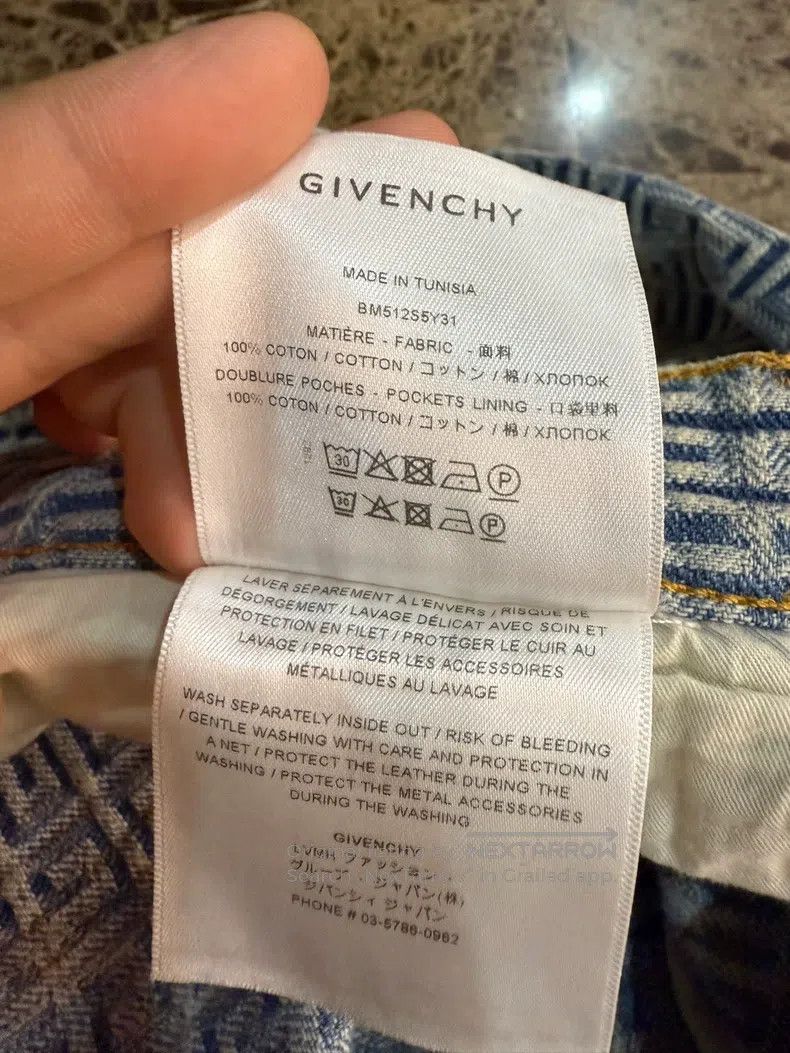 Givenchy Givenchy SizeL Jacket Denim Shorts Size US 31 - 6 Thumbnail