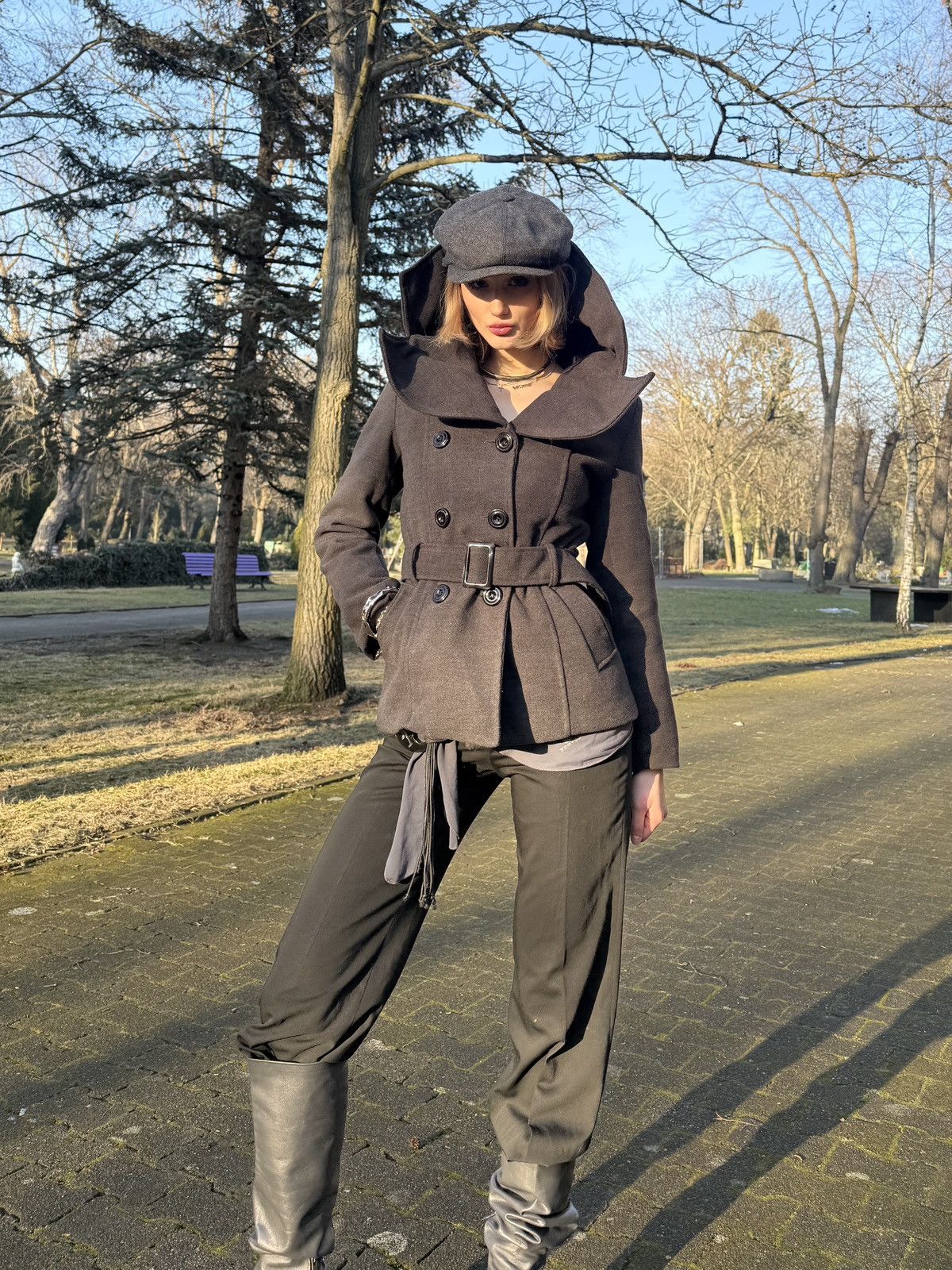 Other Italian trench jacket with a big collar Size XS / US 0-2 / IT 36-38 - 5 Thumbnail