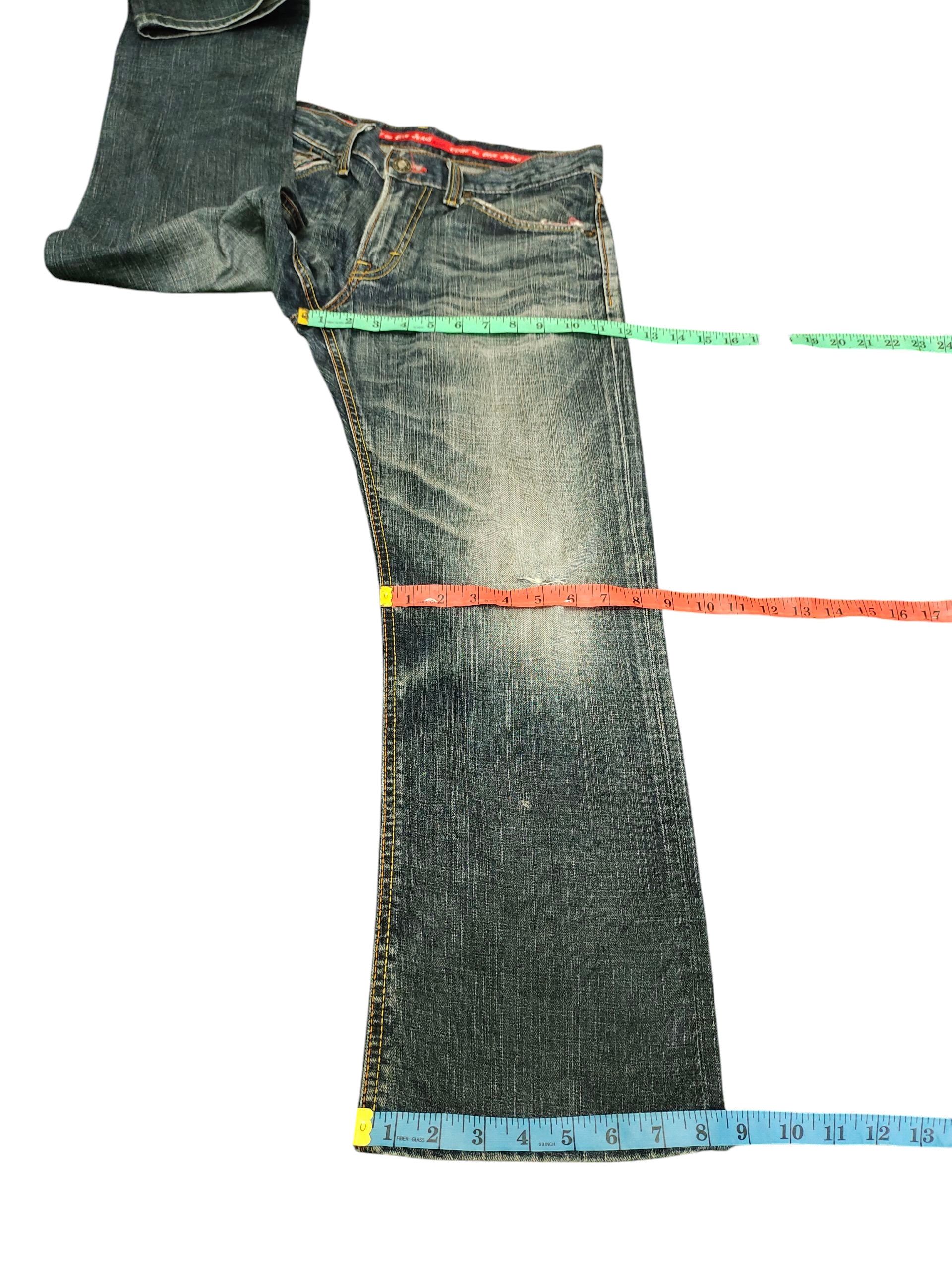 Comme des Garcons × Undercover Edwin 503 Regular Clawmark Distress Faded Denim Jeans Size US 31 - 16 Thumbnail