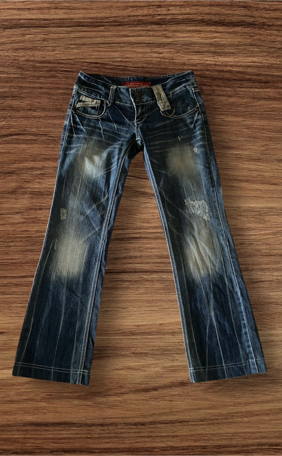 Japanese Brand Japanese Brand Red Pepper Jeans Distressed Denim Size US 29 - 1 Thumbnail