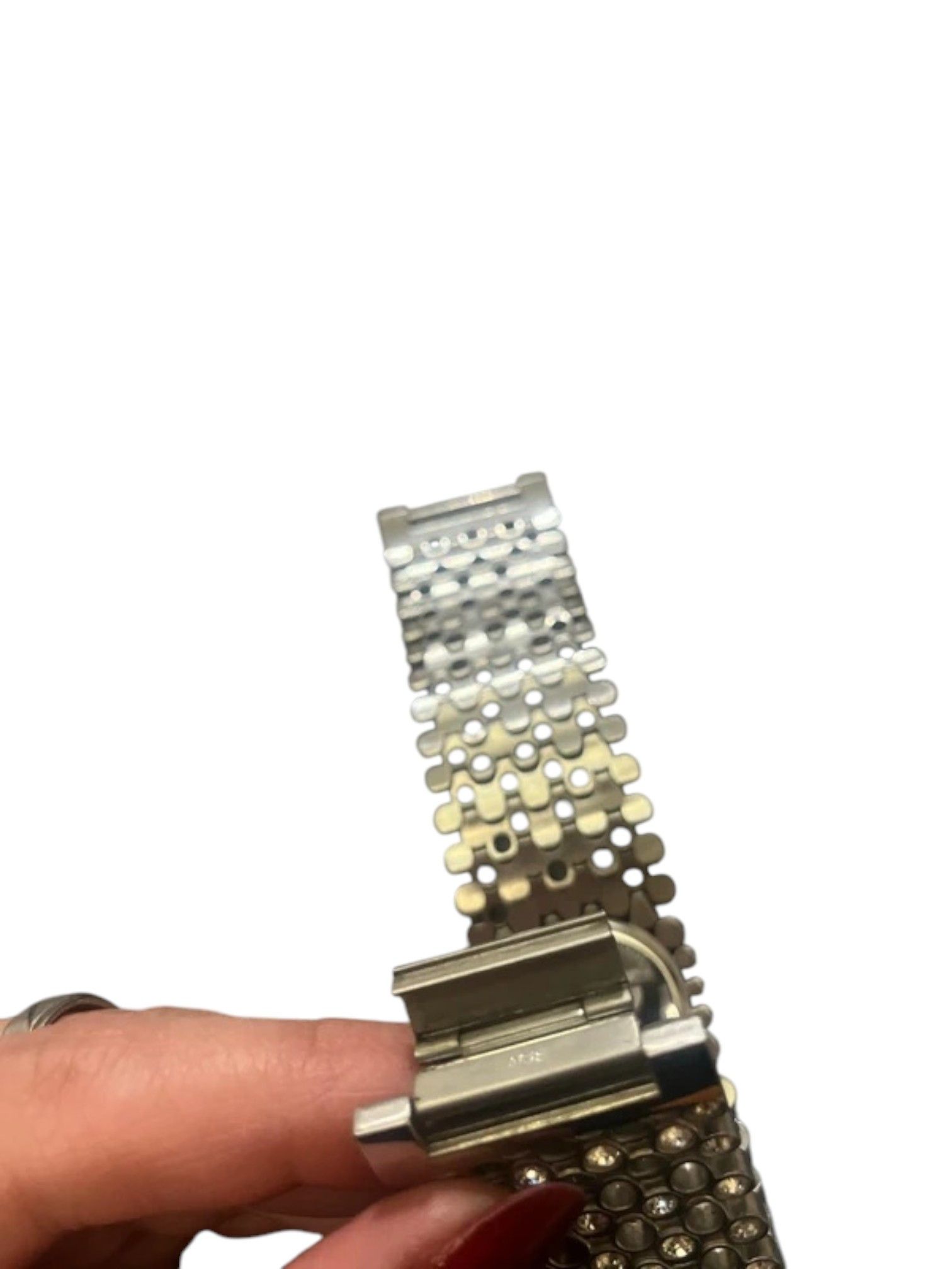 Dolce & Gabbana D&G Crystal Mesh Stainless Steel Watch Bracelet, Early 2000s Size ONE SIZE - 7 Thumbnail