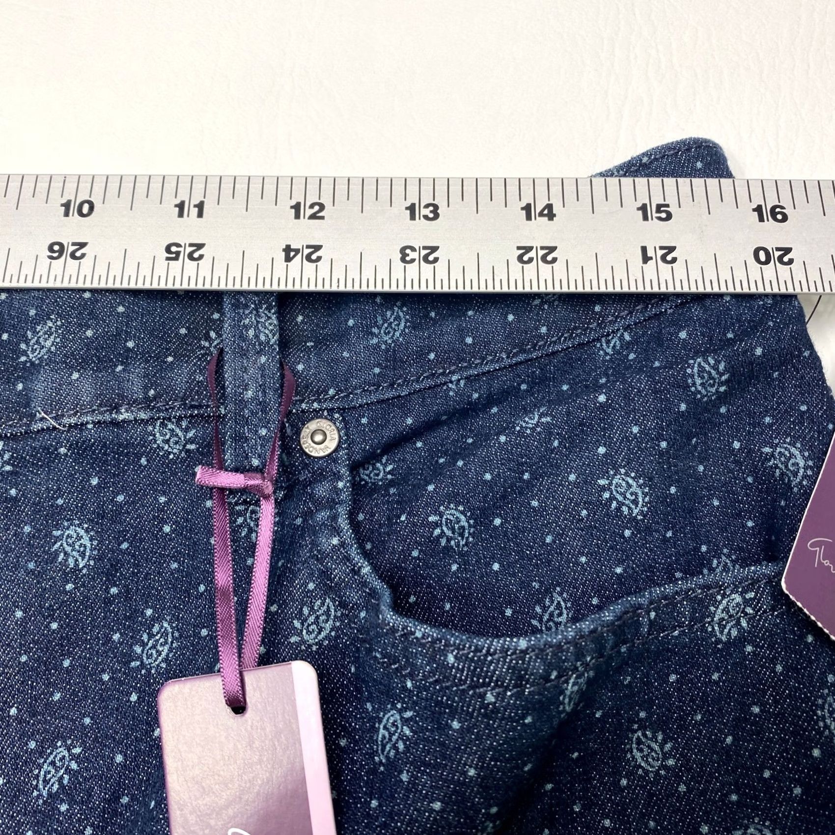 Gloria Vanderbilt Gloria Vanderbilt Amanda Jean 12P Jeans 32x29 Tapered Leg Blue Denim Cotton Blend 5-Pocket Womens Mens Girls Boys Size 34" / US 12 / IT 48 - 6 Thumbnail