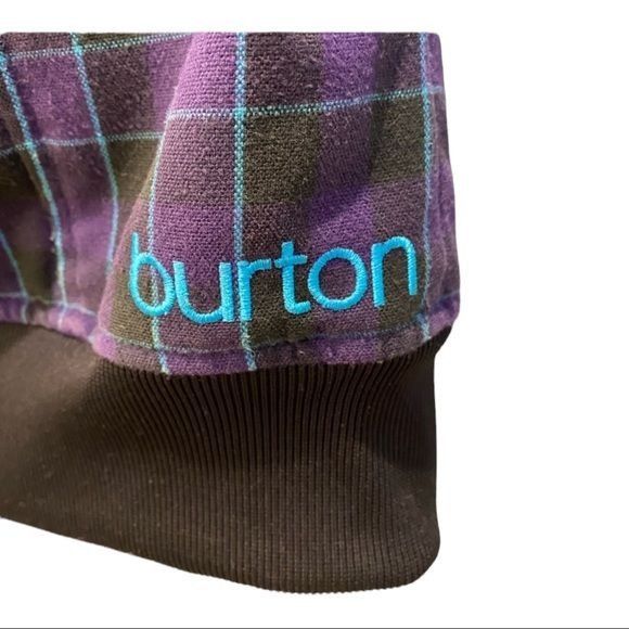 Burton Burton Ho Chi Minh Purple Plaid Dry Ride Hooded Vest Large N Size L / US 10 / IT 46 - 10 Thumbnail