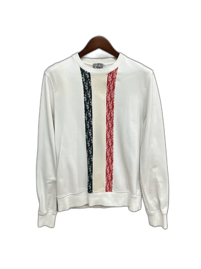 Dior Dior Red Blue Striped Sweatshirt-2505 Size US M / EU 48-50 / 2 - 1 Thumbnail