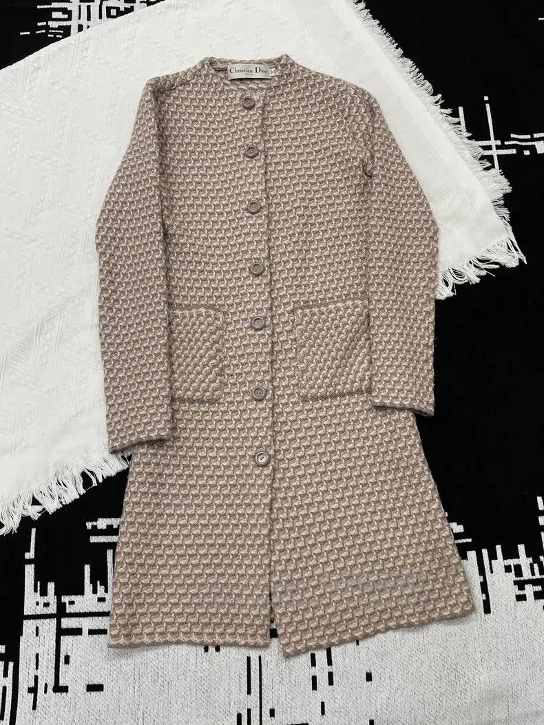 Dior Dior Pink knitted coat Size XS / US 0-2 / IT 36-38 - 1 Thumbnail