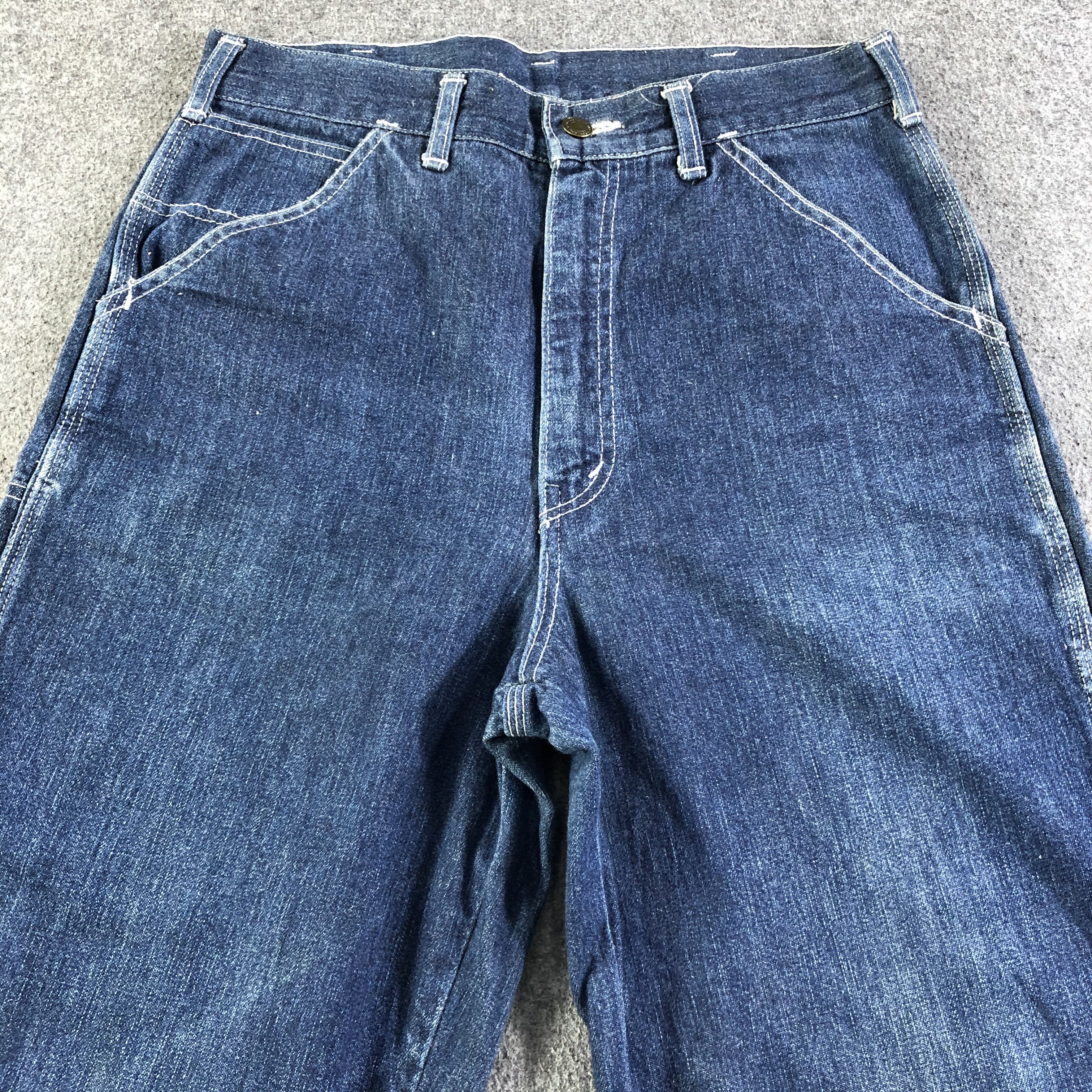 Japanese Brand Vintage Japanese Carpenter Jeans Blue Wash Denim -J2859 Size US 30 / EU 46 - 3 Thumbnail