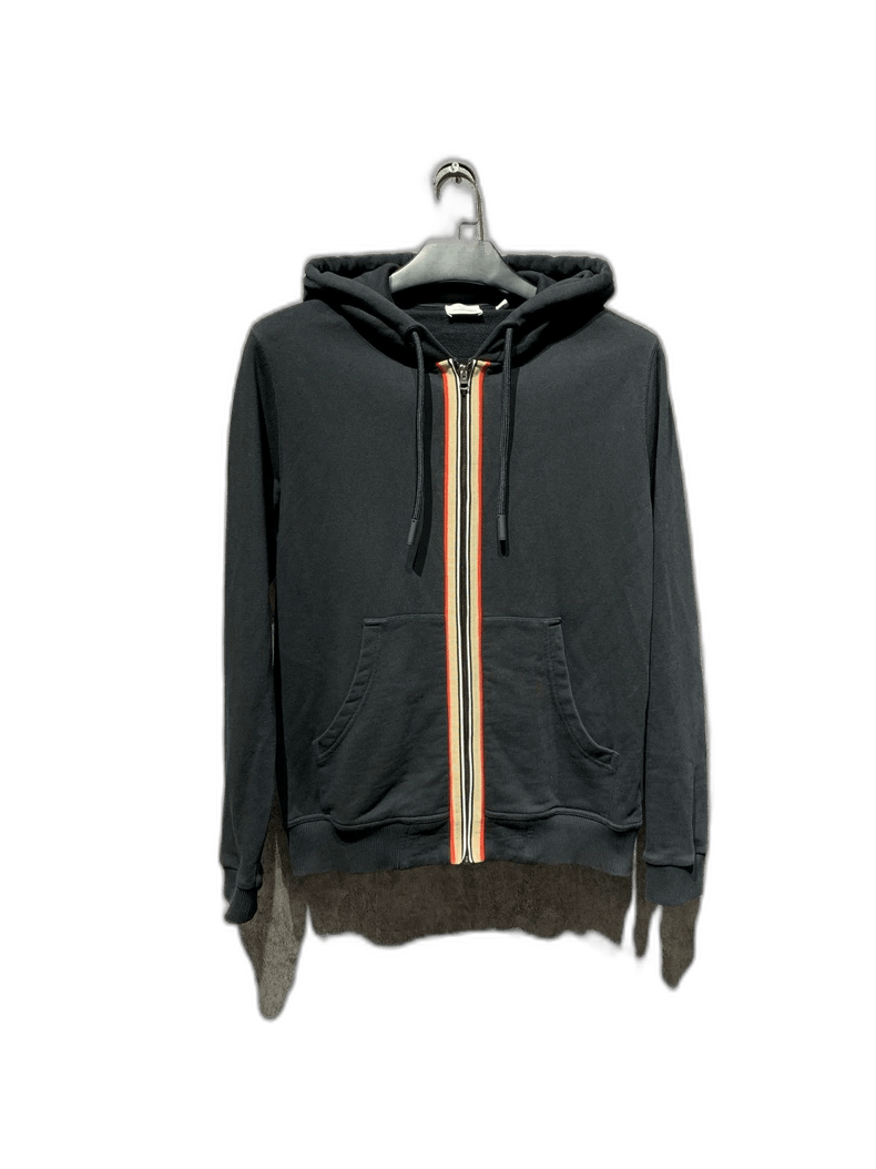 Burberry Burberry Black Stripe Hooded Zip Jacket Size XS / US 0-2 / IT 36-38 - 1 Thumbnail