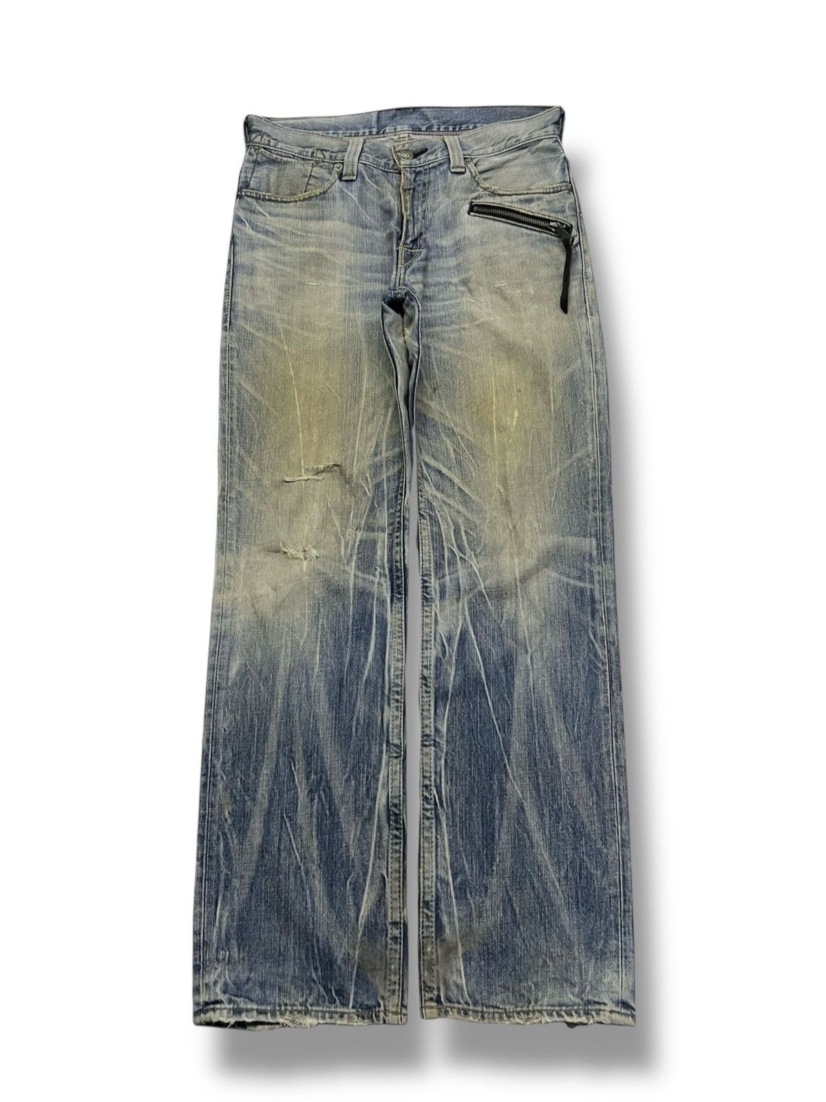 Levi's Vintage 00s Levi’s 502 Y2K Japanese Market Denim - W35 Size US 35 - 2 Thumbnail