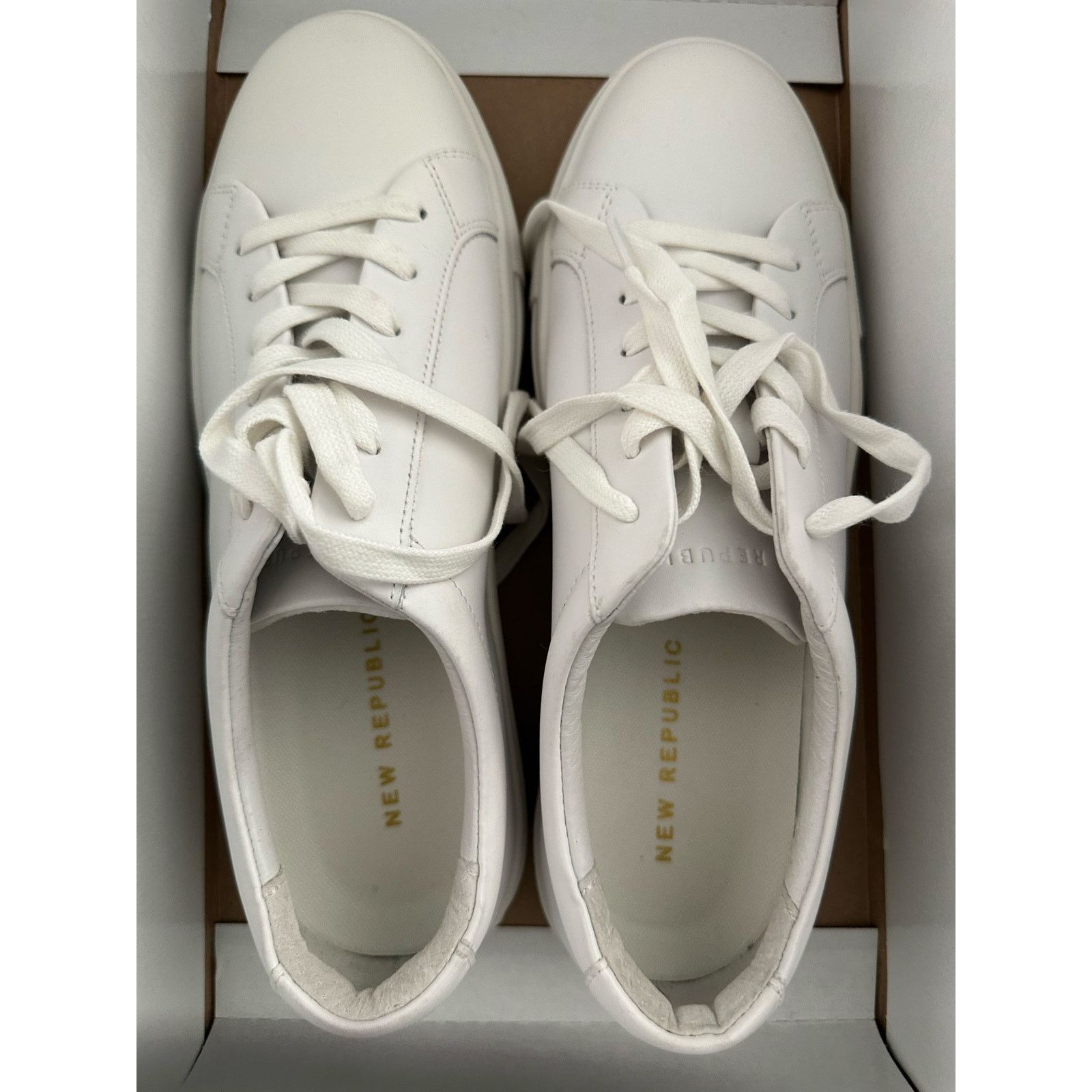 New Republic New Republic Kurt Triple White Men's 7/ Women 8.5 Size US 8.5 / IT 38.5 - 12 Thumbnail