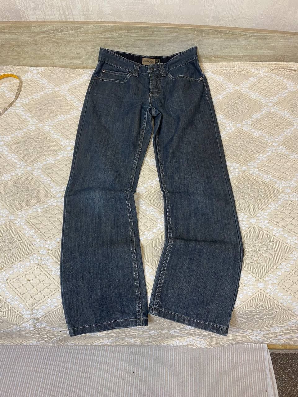 Lambretta 🔥 Lambretta Vintage Baggy Jeans Big Logo Drill Streetwear Size US 30 / EU 46 - 6 Thumbnail