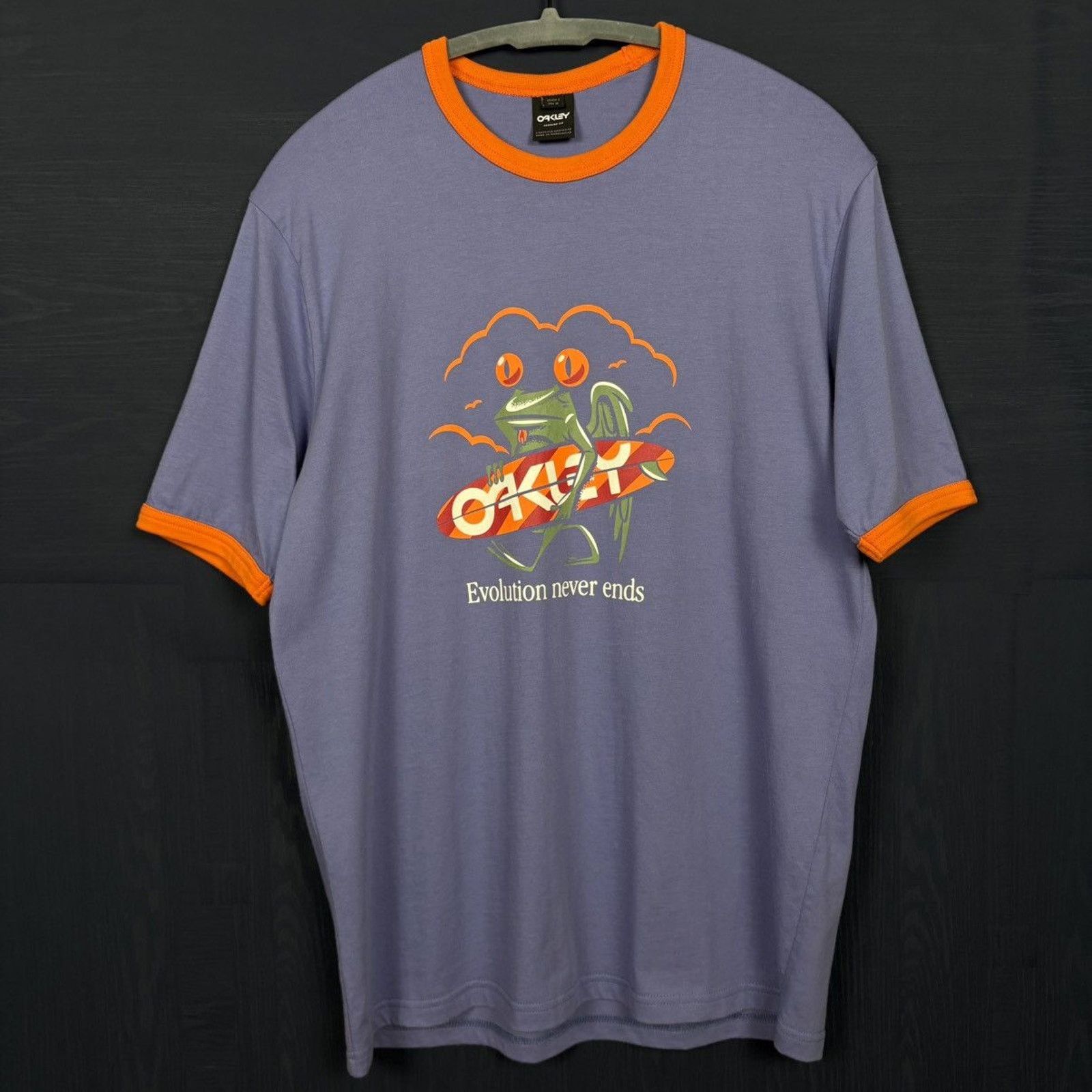 Japanese Brand × Oakley × Vintage 🇯🇵OAKLEY EVOLUTION FROG T Size US M / EU 48-50 / 2 - 1 Thumbnail