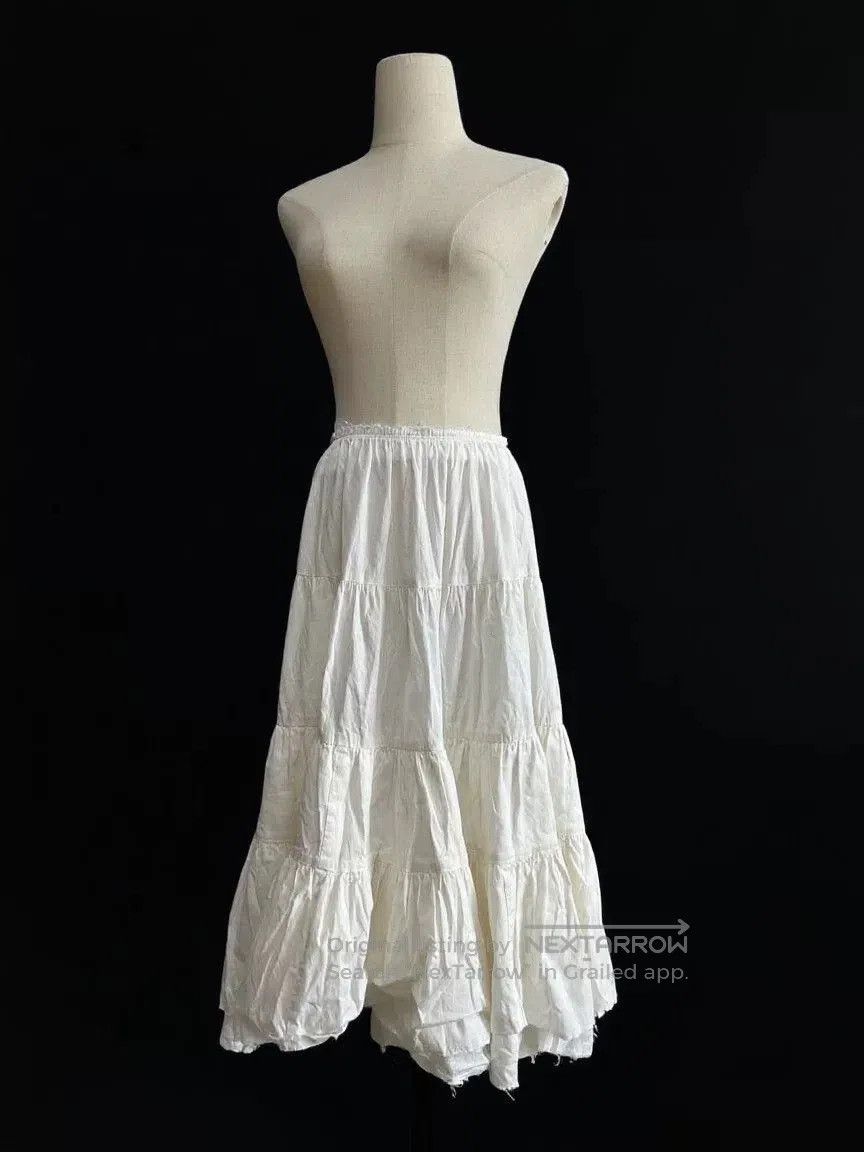 Rei Kawakubo Comme des Garçons 2006SS White Puff Skirt. Size 37" - 7 Thumbnail