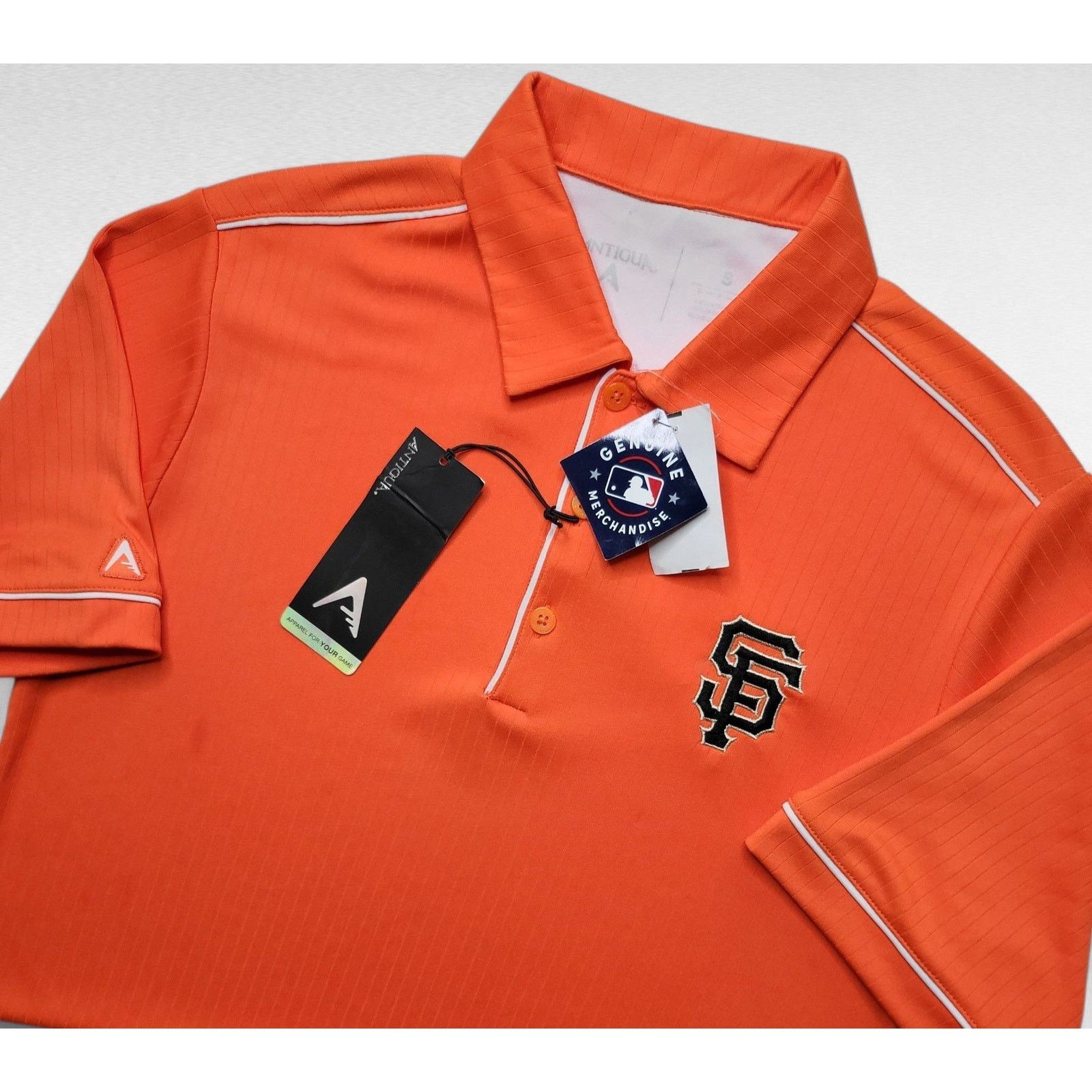 Antigua NWT San Francisco Giants Men's Antigua Polo Orange Size S Size US S / EU 44-46 / 1 - 2 Thumbnail