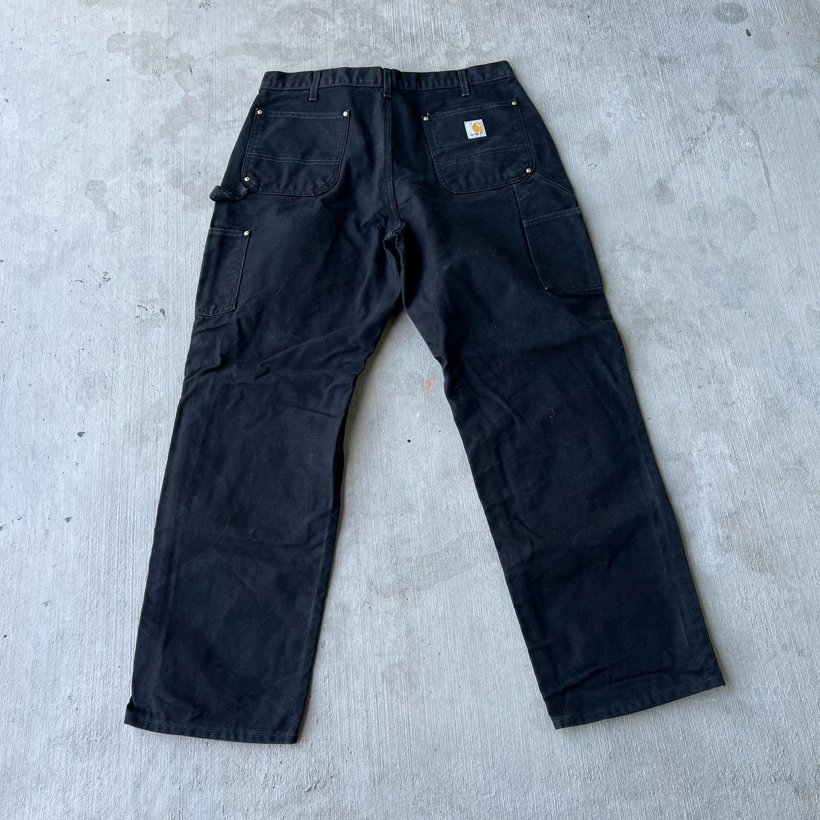 Carhartt × Vintage Carhartt black double knee work wear carpenter pants Size US 36 / EU 52 - 4 Thumbnail