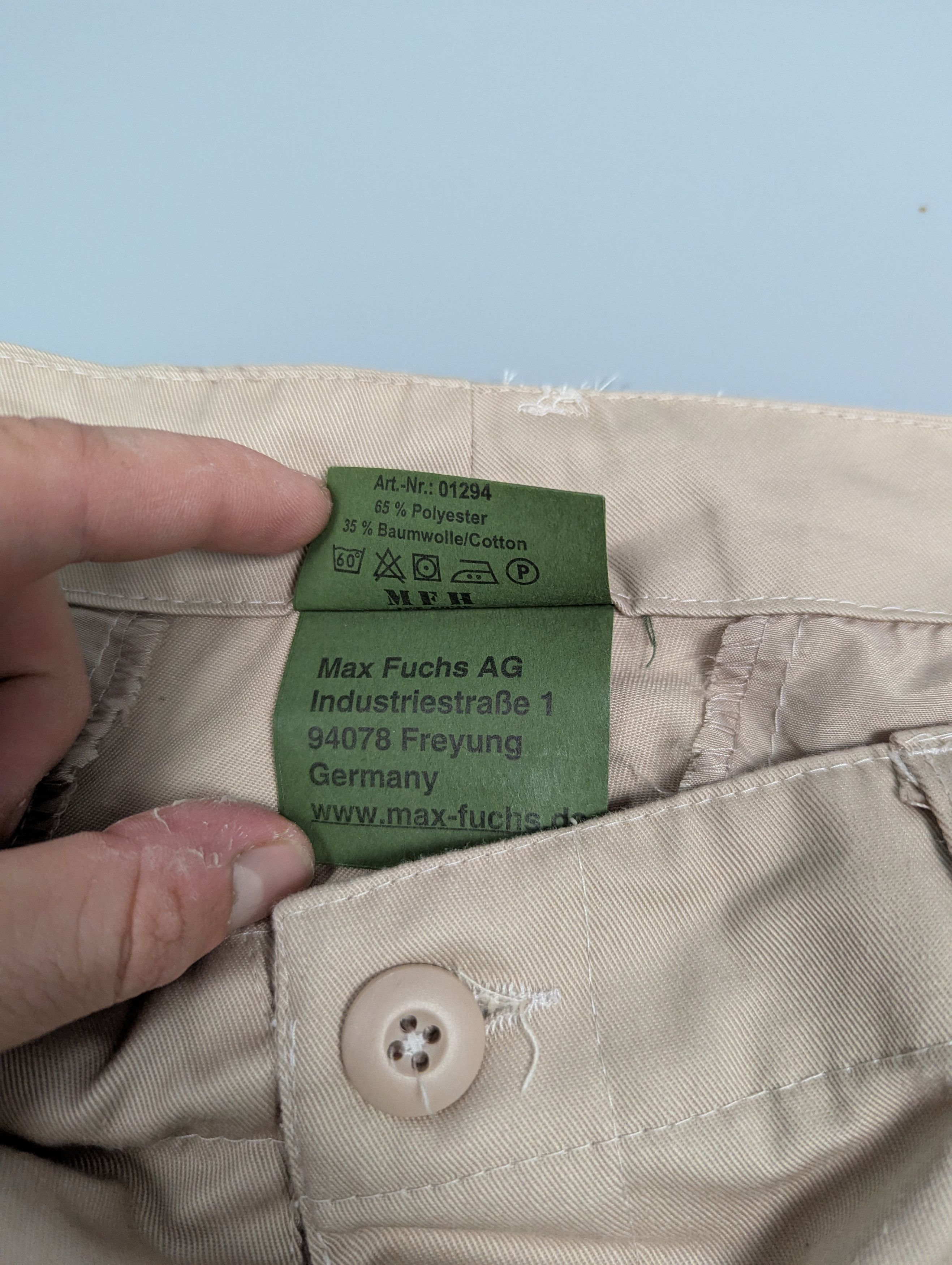 Levi's Vintage Clothing US Army VTG Beige Cargo Pants W39-43 L33-34 Size US 40 / EU 56 - 6 Thumbnail