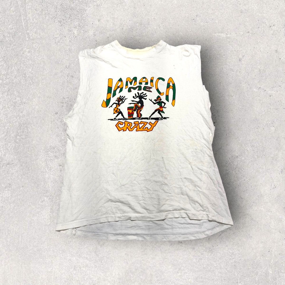 Vintage Vintage Jamaica Me Crazy tank top Size US L / EU 52-54 / 3 - 1 Thumbnail