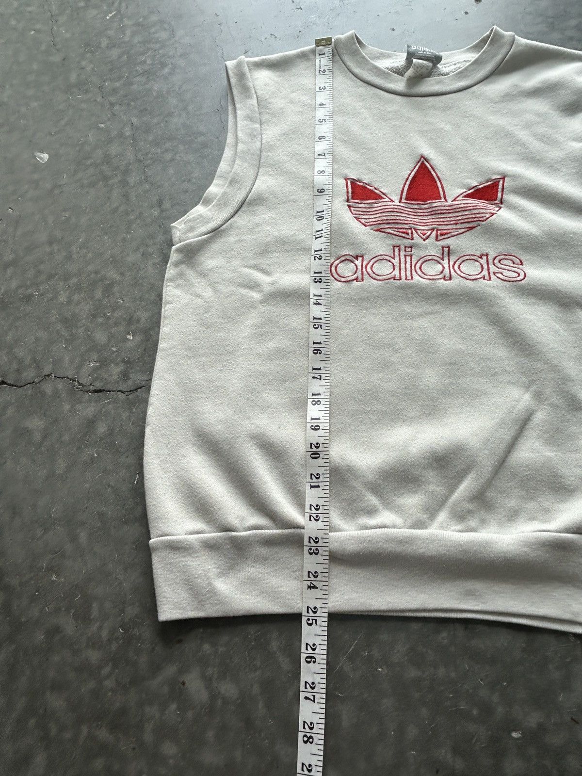 Adidas Vintage 80s Adidas Sleeveless Sweatshirt Size US M / EU 48-50 / 2 - 7 Thumbnail