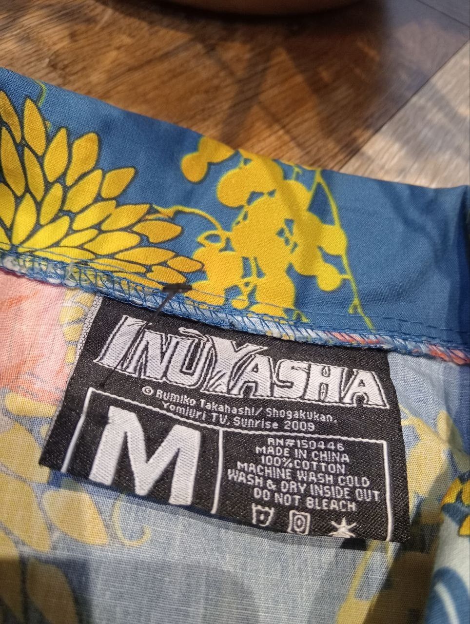 Japanese Brand INUYASHA OVERPRINT BUTTON UP COTTON SHIRT Size US M / EU 48-50 / 2 - 6 Thumbnail