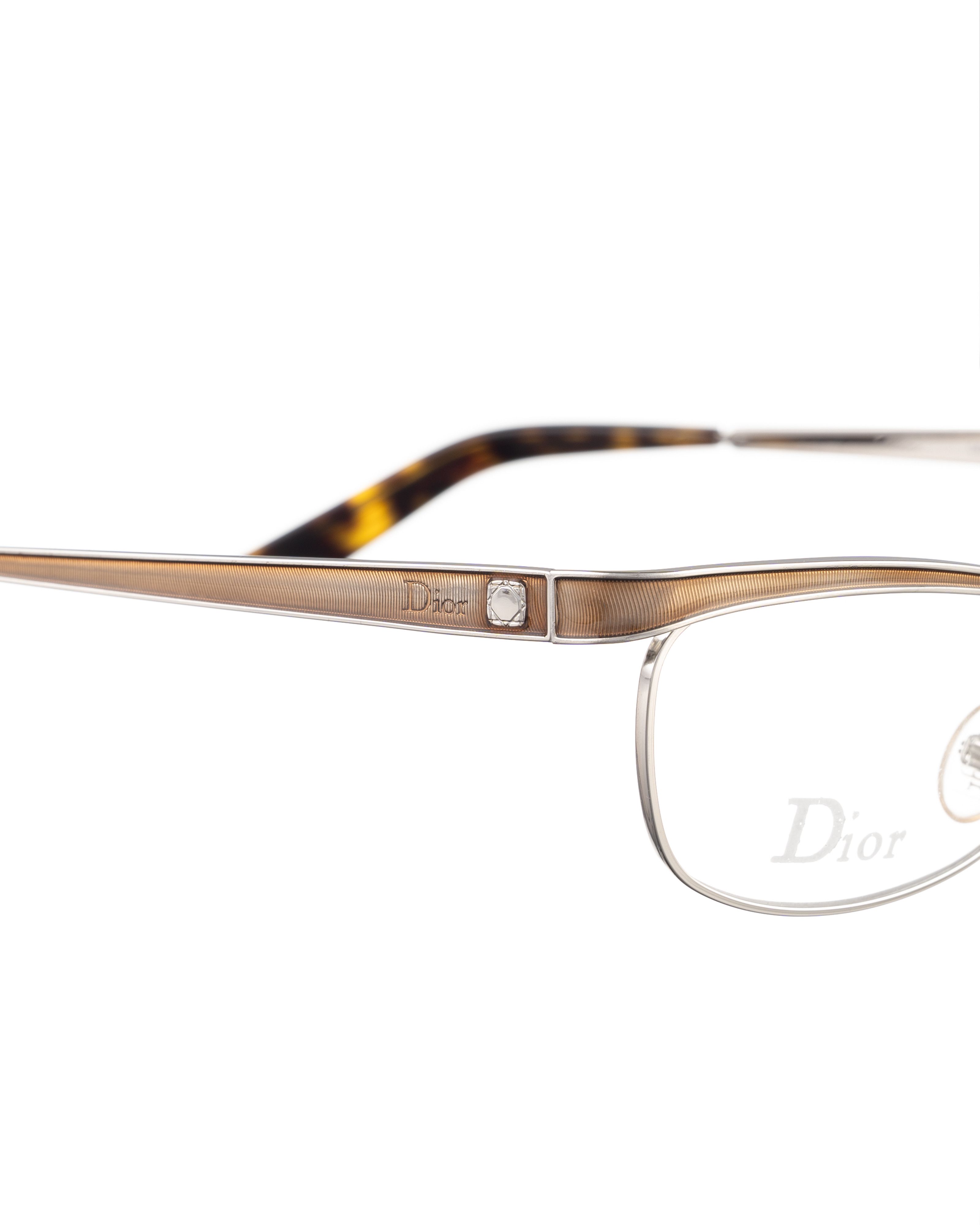 Dior Dior 00s Cat Eye Metal Glasses with Special Temples Size ONE SIZE - 3 Thumbnail