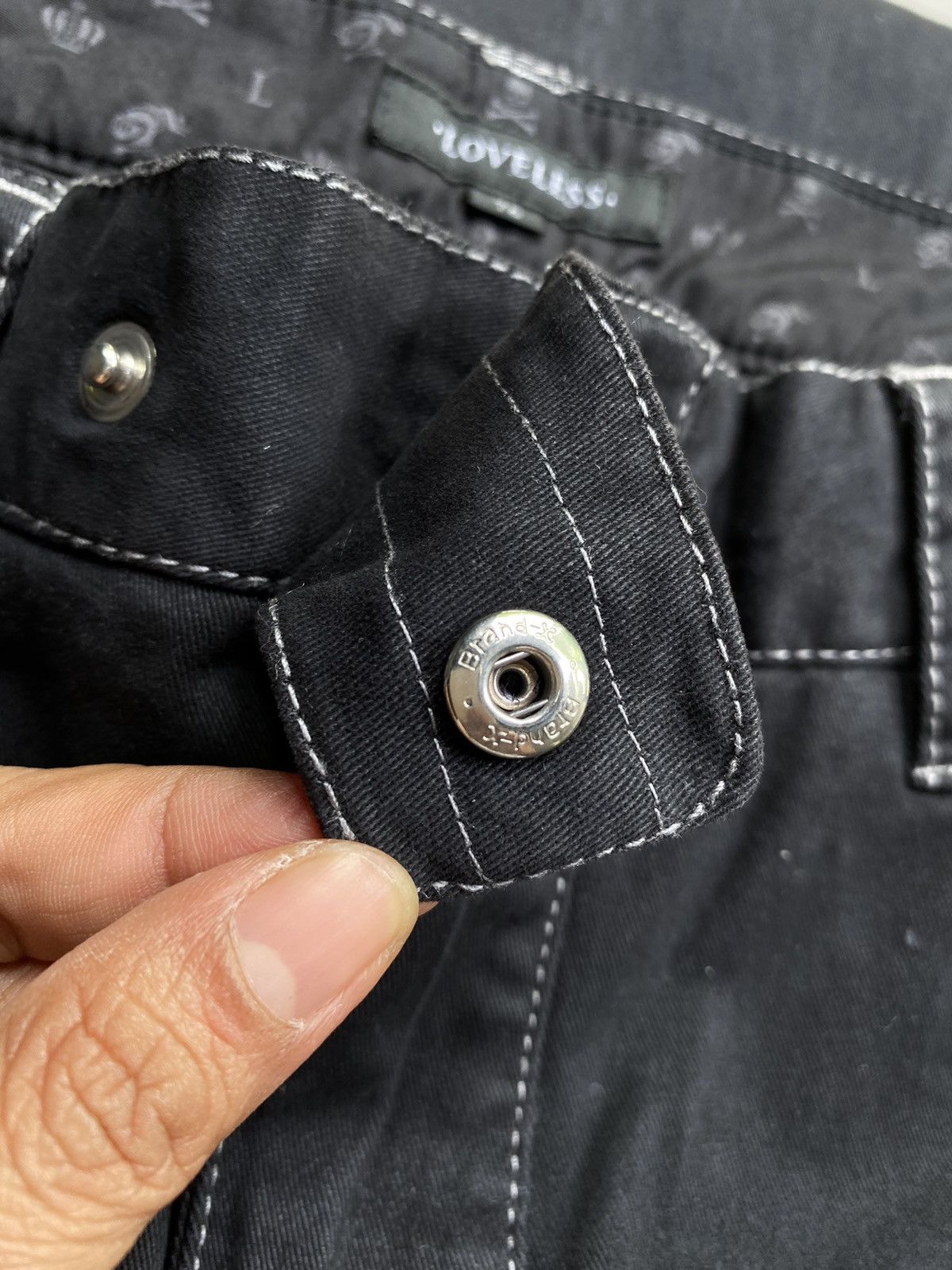 Loveless × Number (N)ine LOVELESS black biker pants Size US 31 - 8 Thumbnail