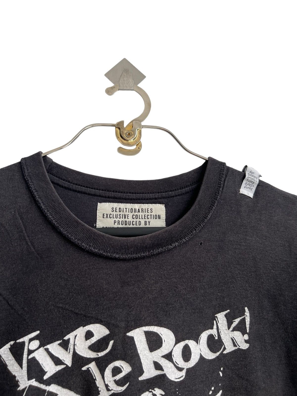 A.F.F.A. Vintage Seditionaries Viva Le Rock Anarchy Punk Rock Shirt Size US L / EU 52-54 / 3 - 6 Thumbnail