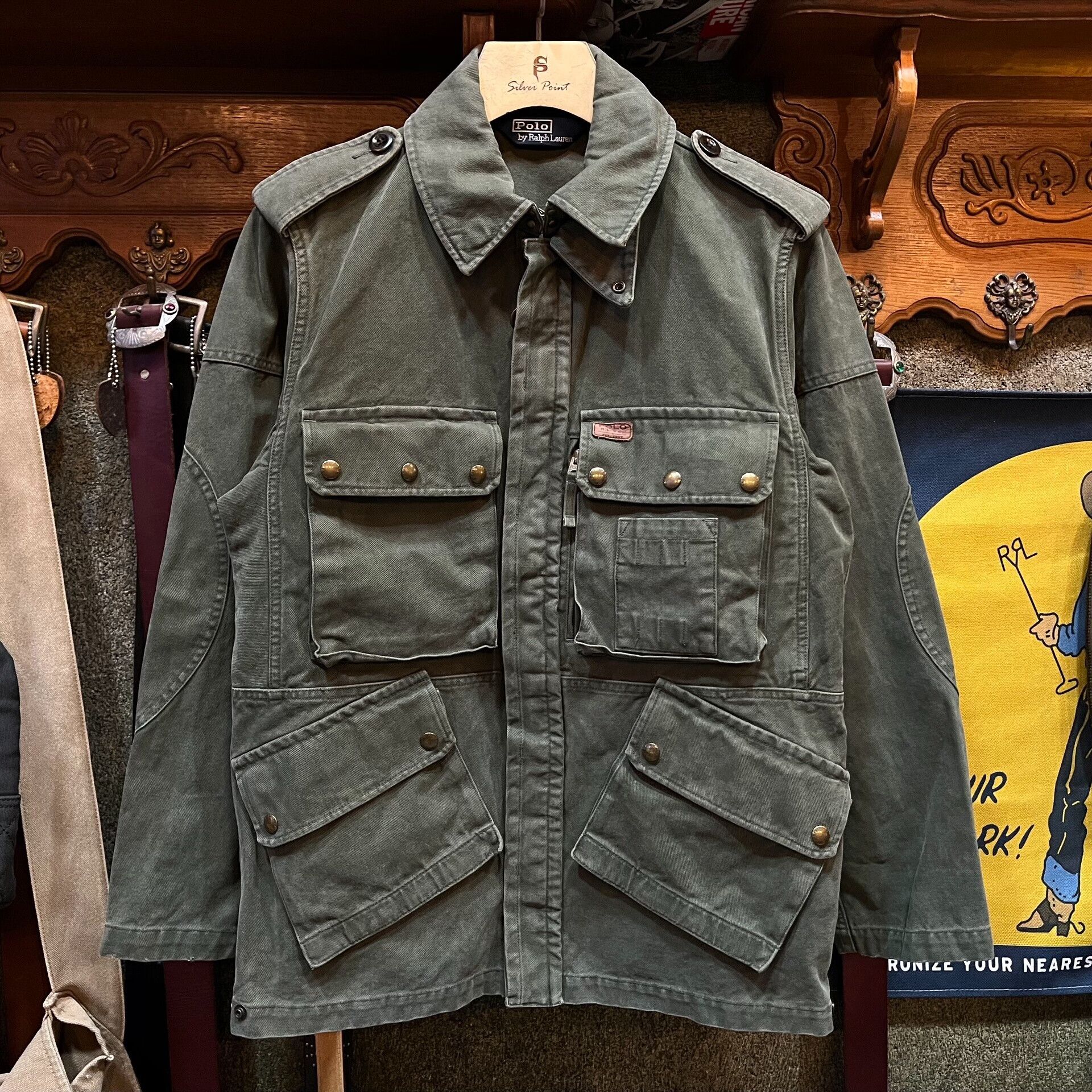 RRL Ralph Lauren vintage ralph lauren military utility jacket Size US M / EU 48-50 / 2 - 1 Thumbnail