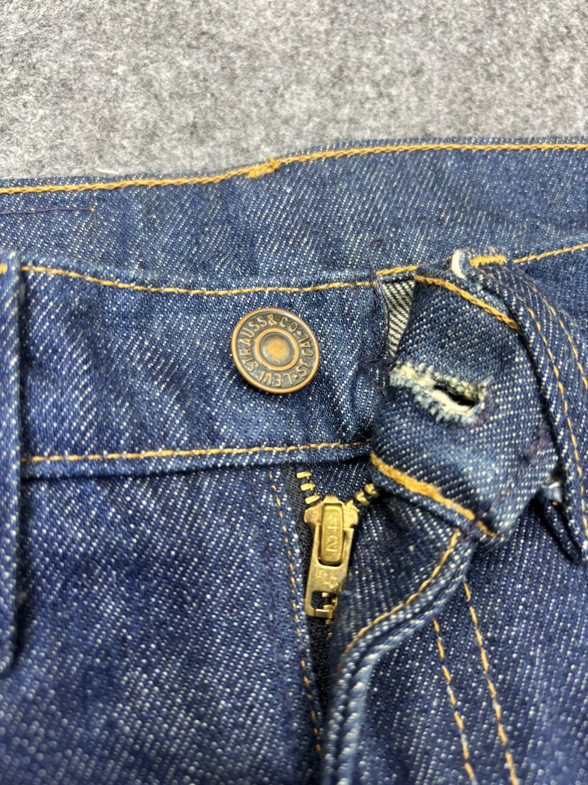 Levi's Flare💥Vintage 90s Levis 517 Orange Tab Flare Denim F787 Size US 31 - 9 Thumbnail