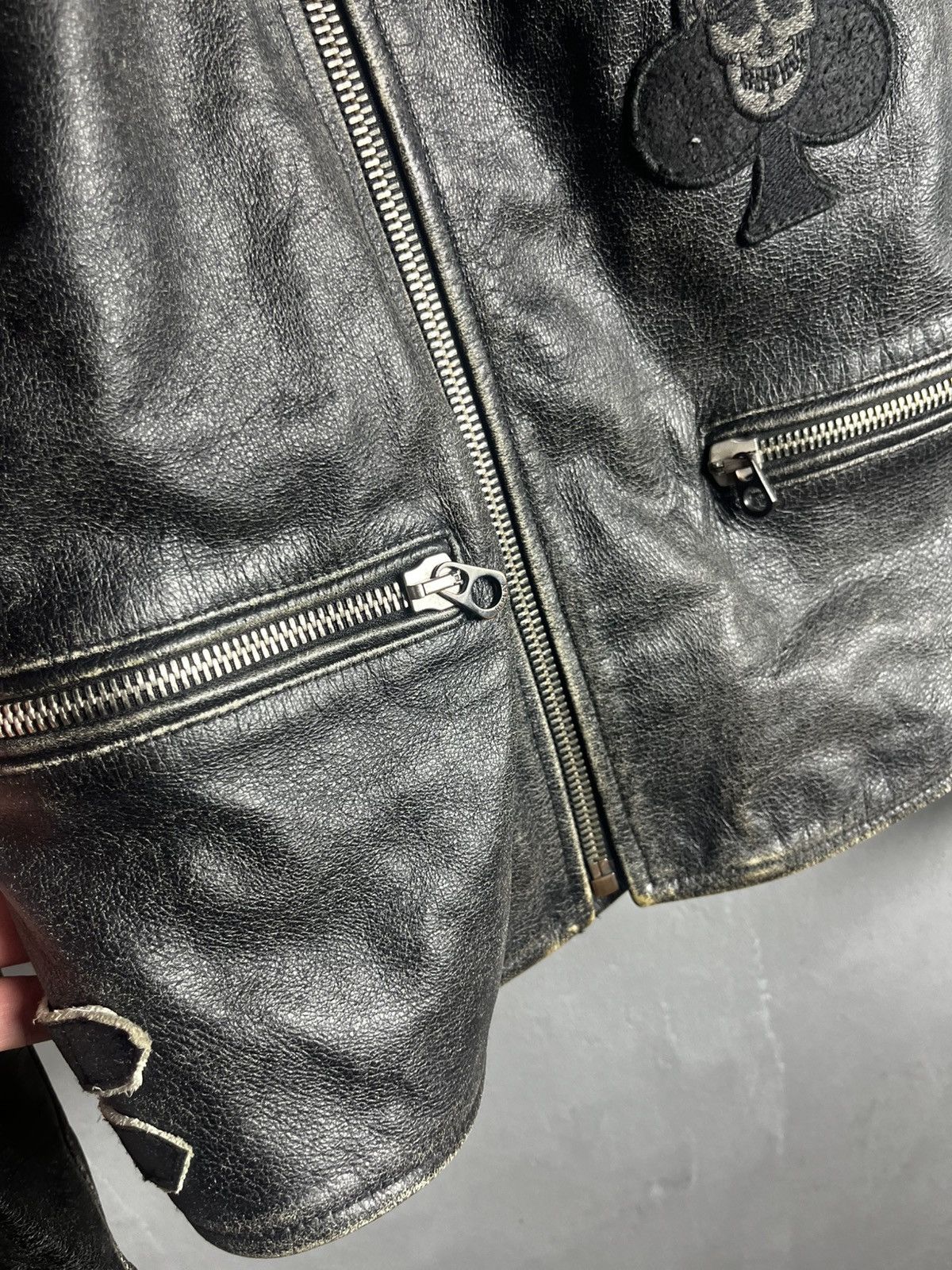 Replay Replay racing leather jacket size L y2k Size US L / EU 52-54 / 3 - 7 Thumbnail