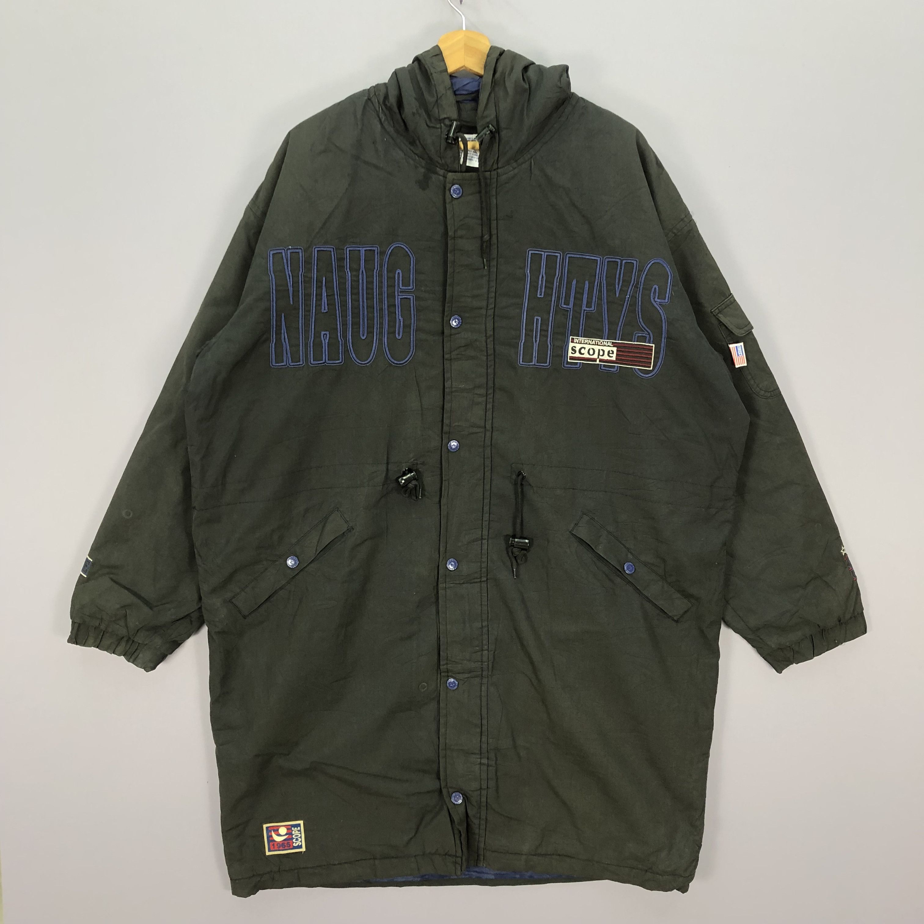 Vintage Vintage Scope Naughtys Hoodie Windbreaker Coach Jackets Size US L / EU 52-54 / 3 - 2 Thumbnail