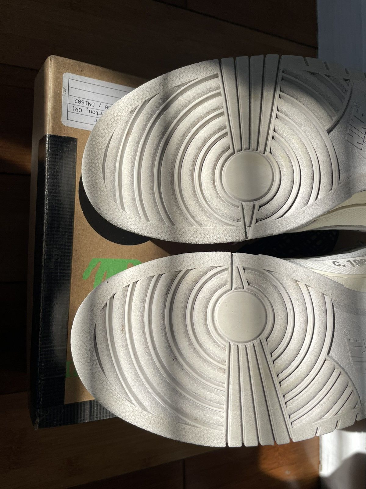 Nike × Off-White Nike Dunk Off White Lot 21 Of 50 Size US 10.5 / EU 43-44 - 10 Thumbnail