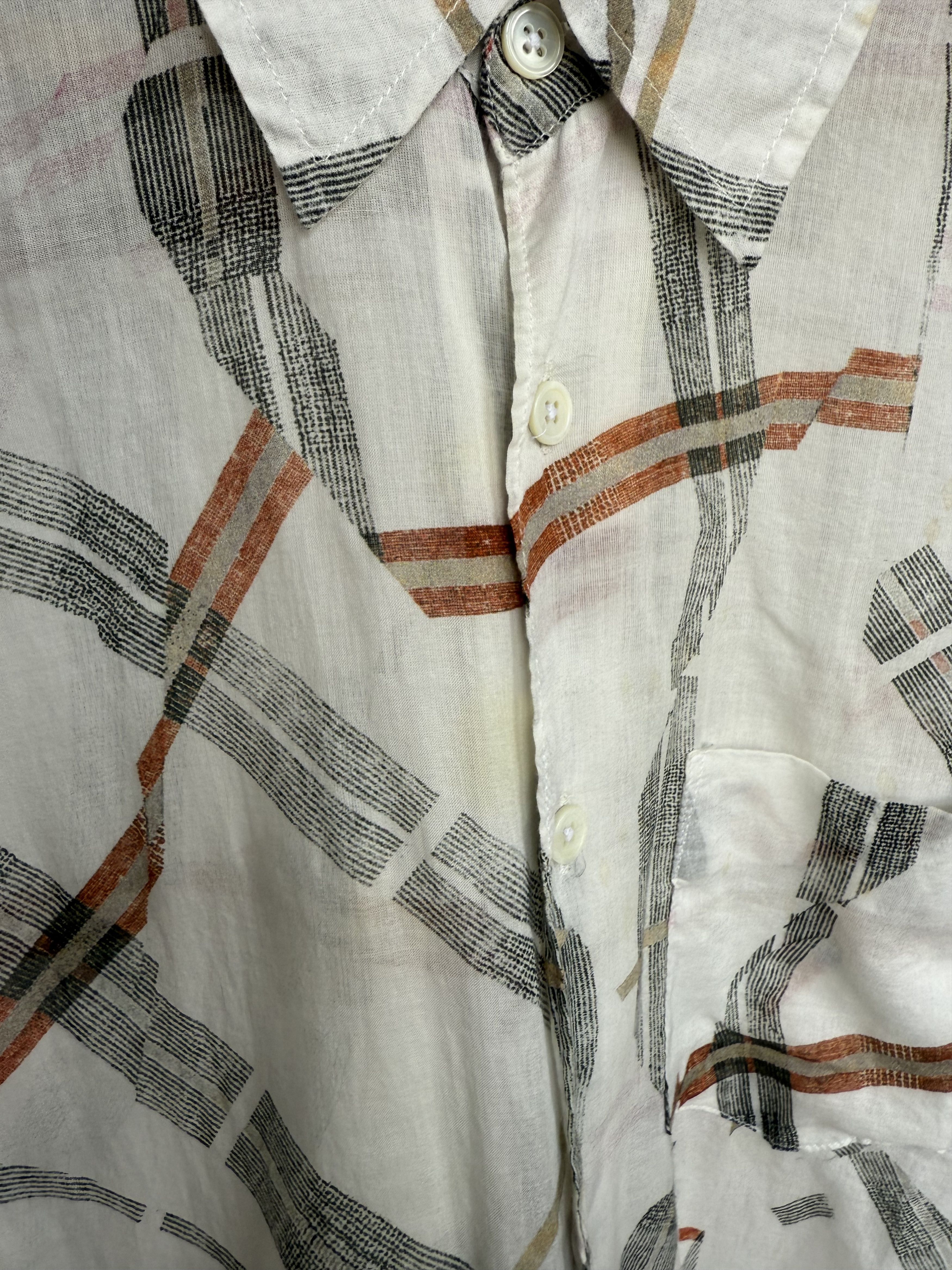 Our Legacy Coco Shirt - White Cracked Check Size US S / EU 44-46 / 1 - 6 Thumbnail
