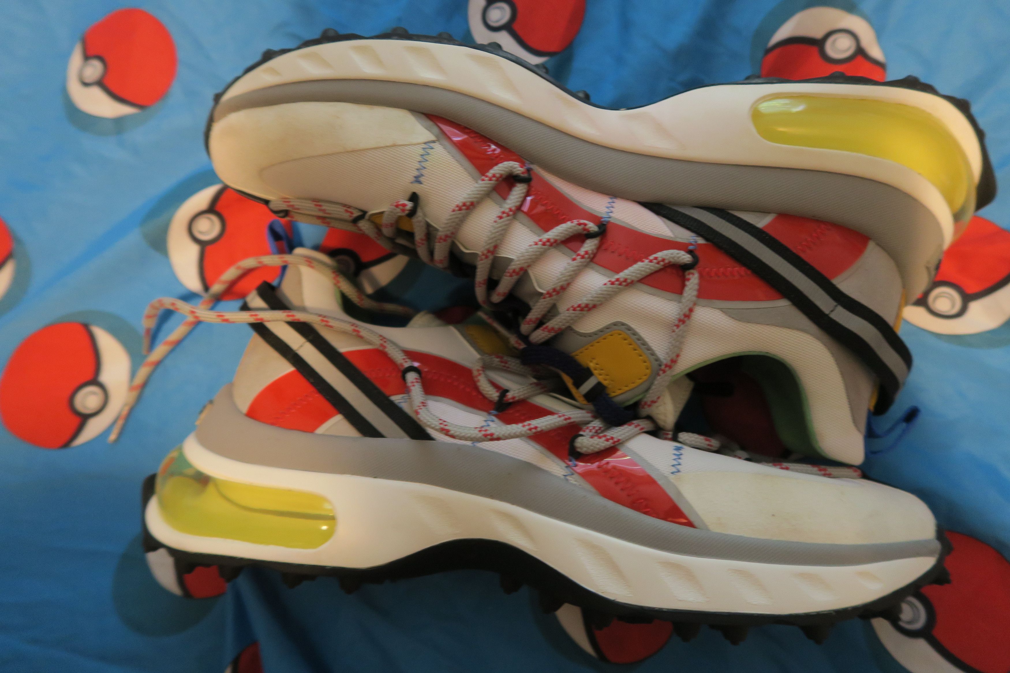 Dsquared2 Dsquared2 Men's Bubble Sneakers White Red Gray Size US 12 / EU 45 - 14 Thumbnail