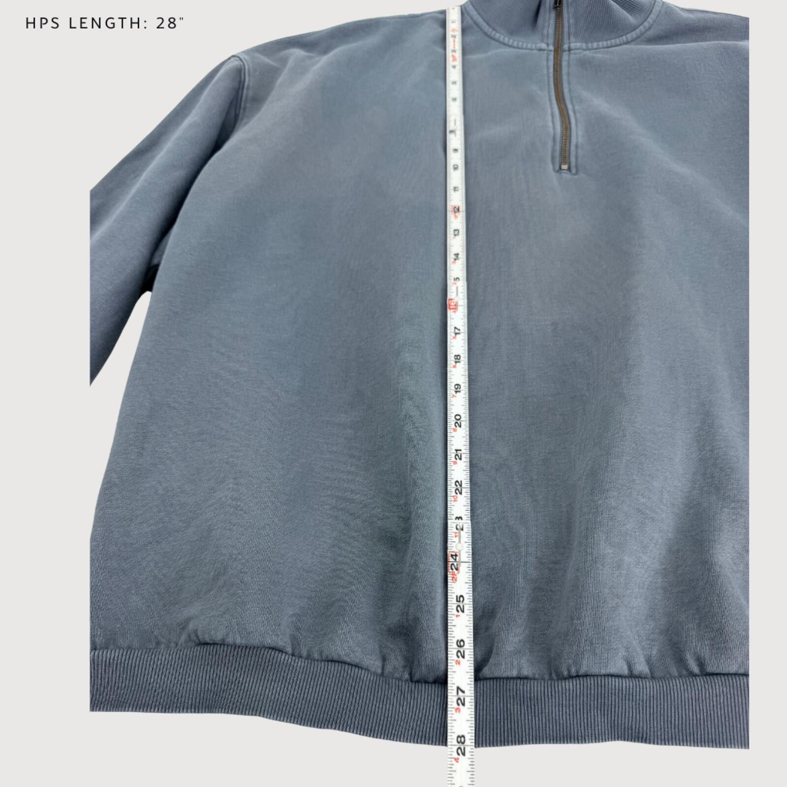 Swims Skims Boyfriend Fleece Slouchy Half-Zip Pullover - Zircon L Size L / US 10 / IT 46 - 6 Thumbnail