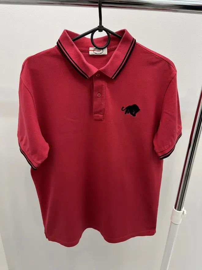 Prada Prada panther red polo shirt Size US L / EU 52-54 / 3 - 1 Thumbnail