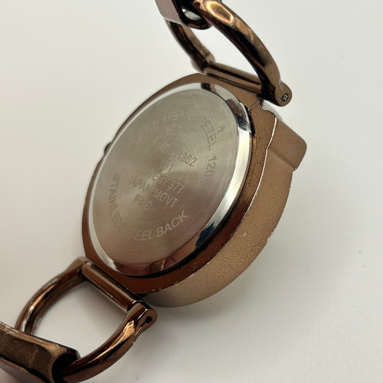 Other Gold Tone Women Watch Fleur-de-lis Emblem Oversized Dial Size ONE SIZE - 7 Thumbnail