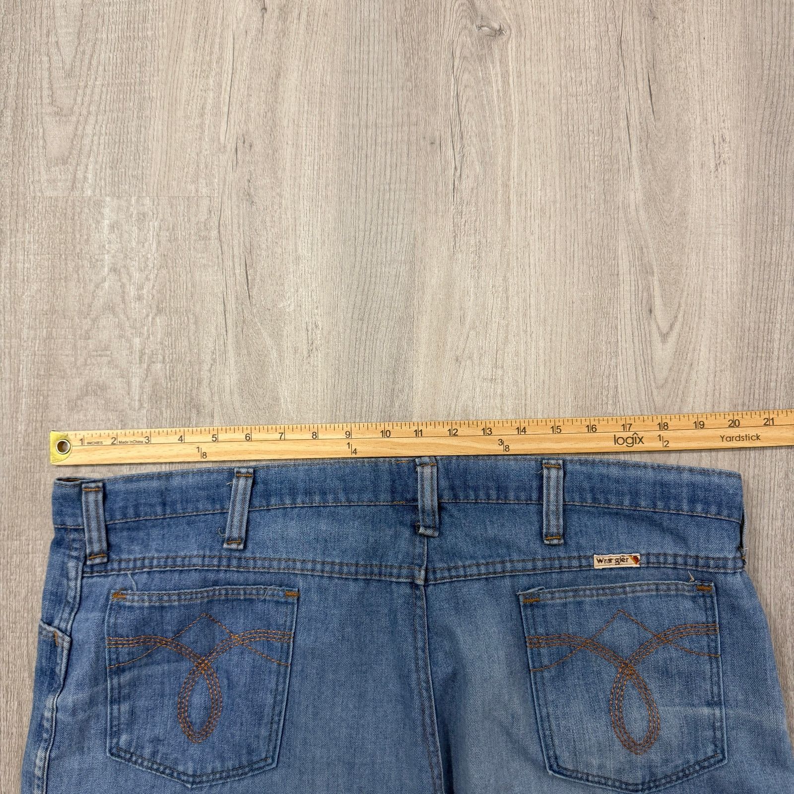 Wrangler Vintage Wrangler Jeans Men's 42 Short (Fits 42x25) Blue Size US 42 / EU 58 - 11 Thumbnail