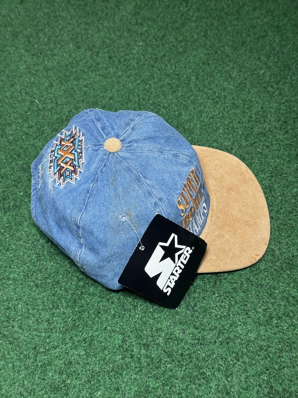 Starter Vintage 90s Starter Team NFL Super Bowl XXX Champs Cap Hat Size ONE SIZE - 2 Thumbnail