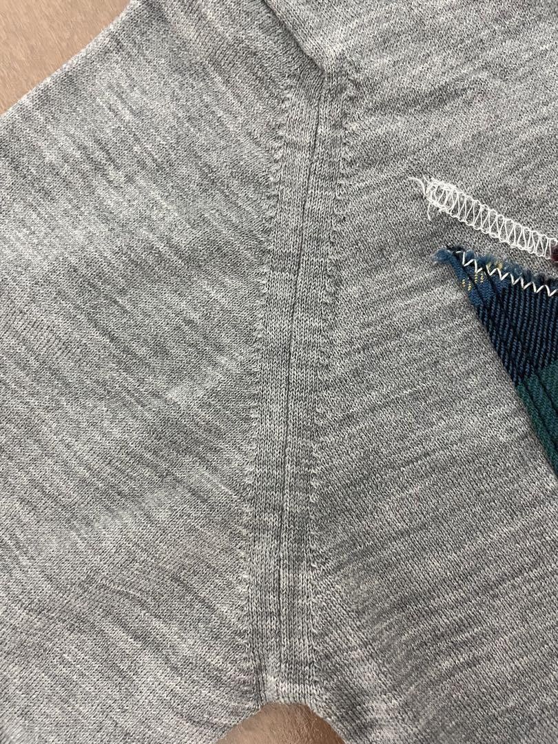Comme des Garcons × Junya Watanabe Flag Patchwork Wool Knit Sweater Size US S / EU 44-46 / 1 - 5 Thumbnail