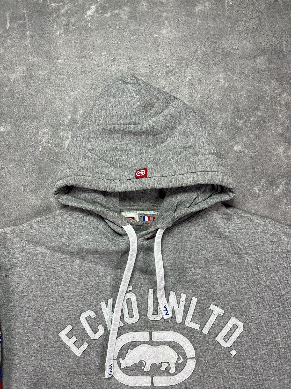 Ecko Unltd. Ecko Unltd. Big Logo Mega Baggy Boxy Colourblock Hoodie XXL Size US XXL / EU 58 / 5 - 11 Thumbnail