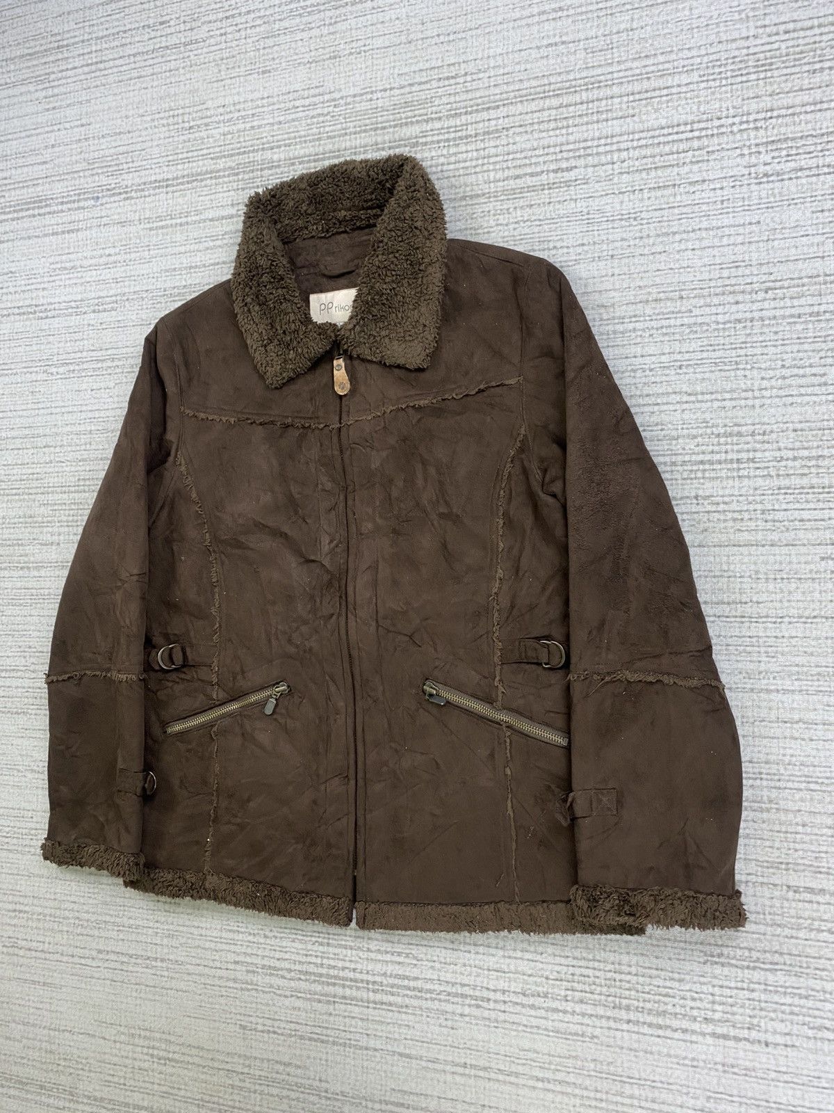If Six Was Nine Pp Rikorino LGB Style Suede Leather Jacket Size US M / EU 48-50 / 2 - 4 Thumbnail