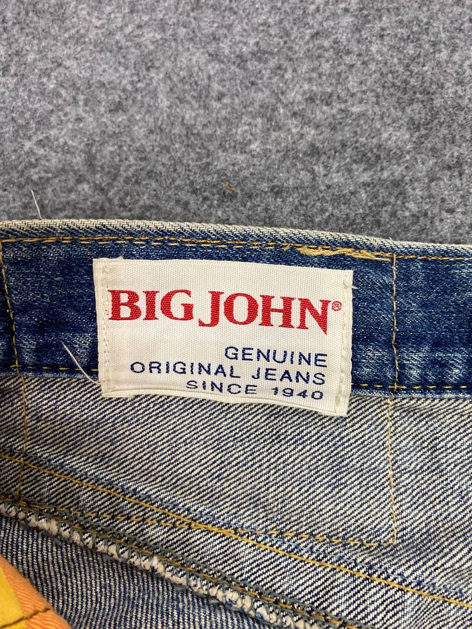 Big John vintage big john denim printed on pocket nice design Size US 37 - 13 Thumbnail