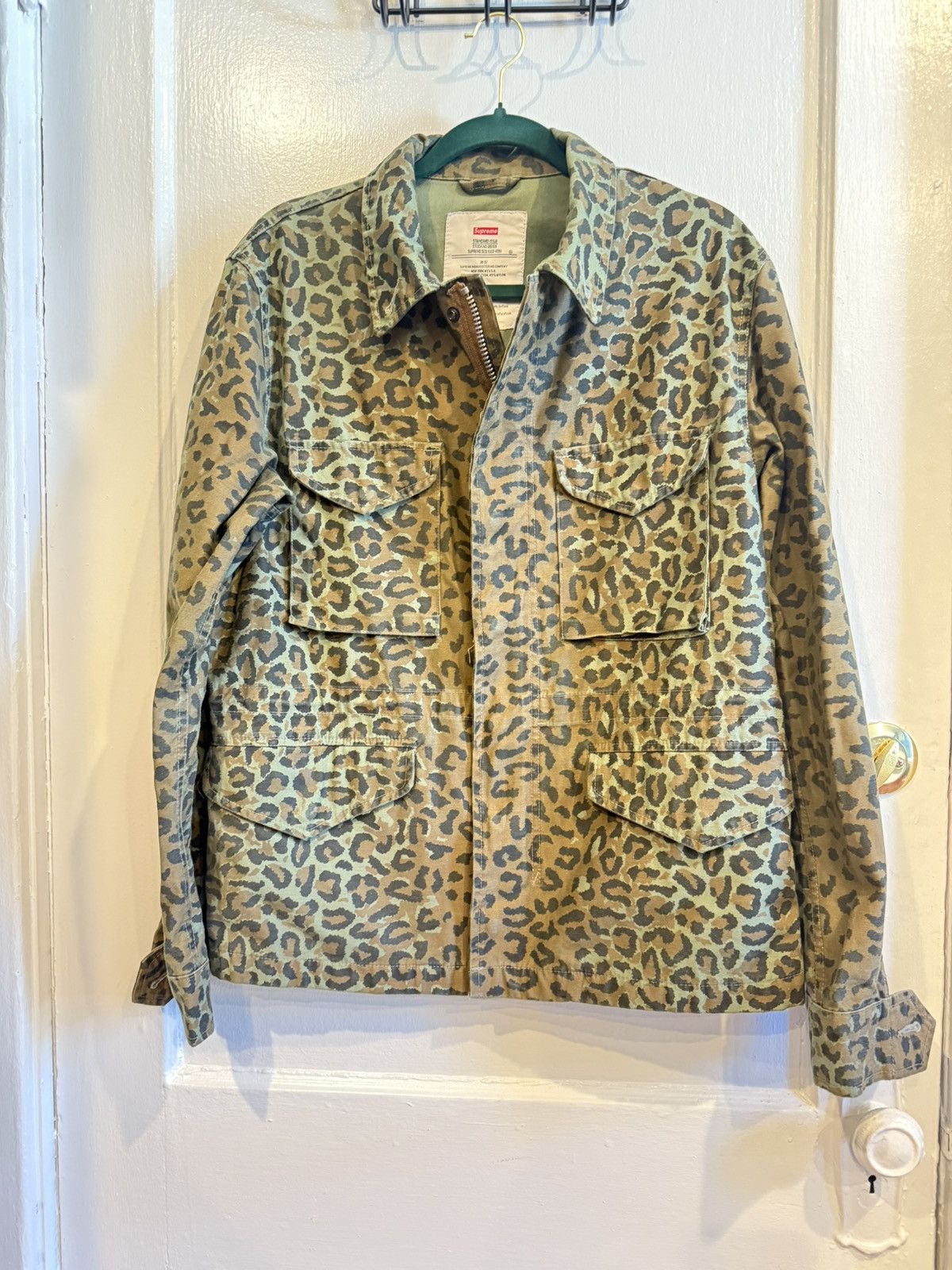 Supreme Supreme Medium S/S 2010 Leopard Military Jacket M-51 RARE Size US M / EU 48-50 / 2 - 3 Thumbnail