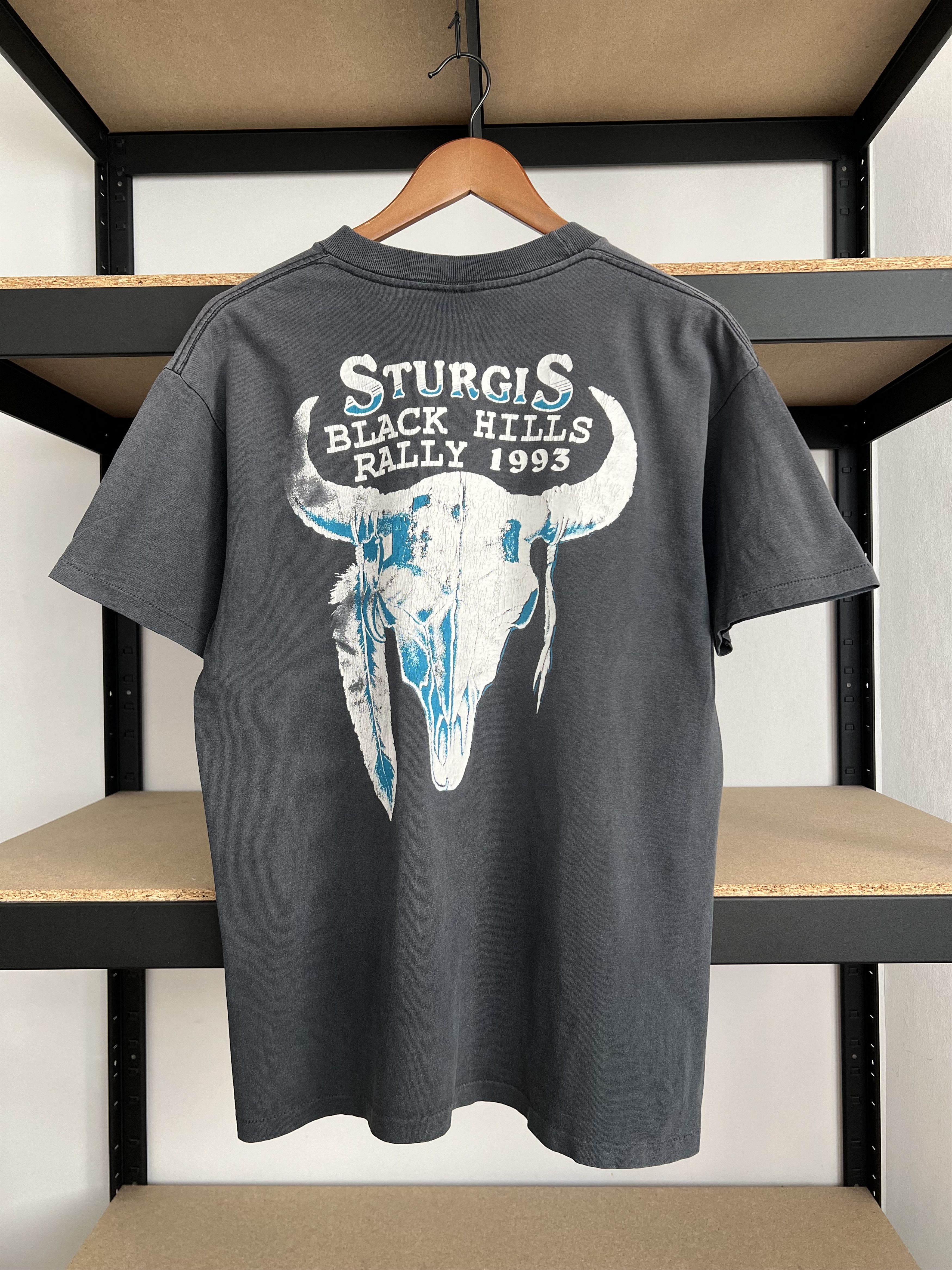 Harley Davidson Vintage 1993 Harley Davidson Eagle Dragon Sturgis T-shirt Size US M / EU 48-50 / 2 - 2 Thumbnail
