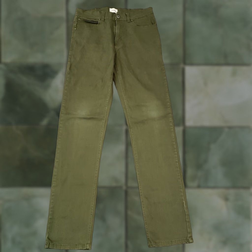 Hudson Hudson Jeans Womens Straight Leg Stretch Size 18 Green Cotton Spandex Mid Rise Slim Fit Size 28" / US 6 / IT 42 - 1 Thumbnail