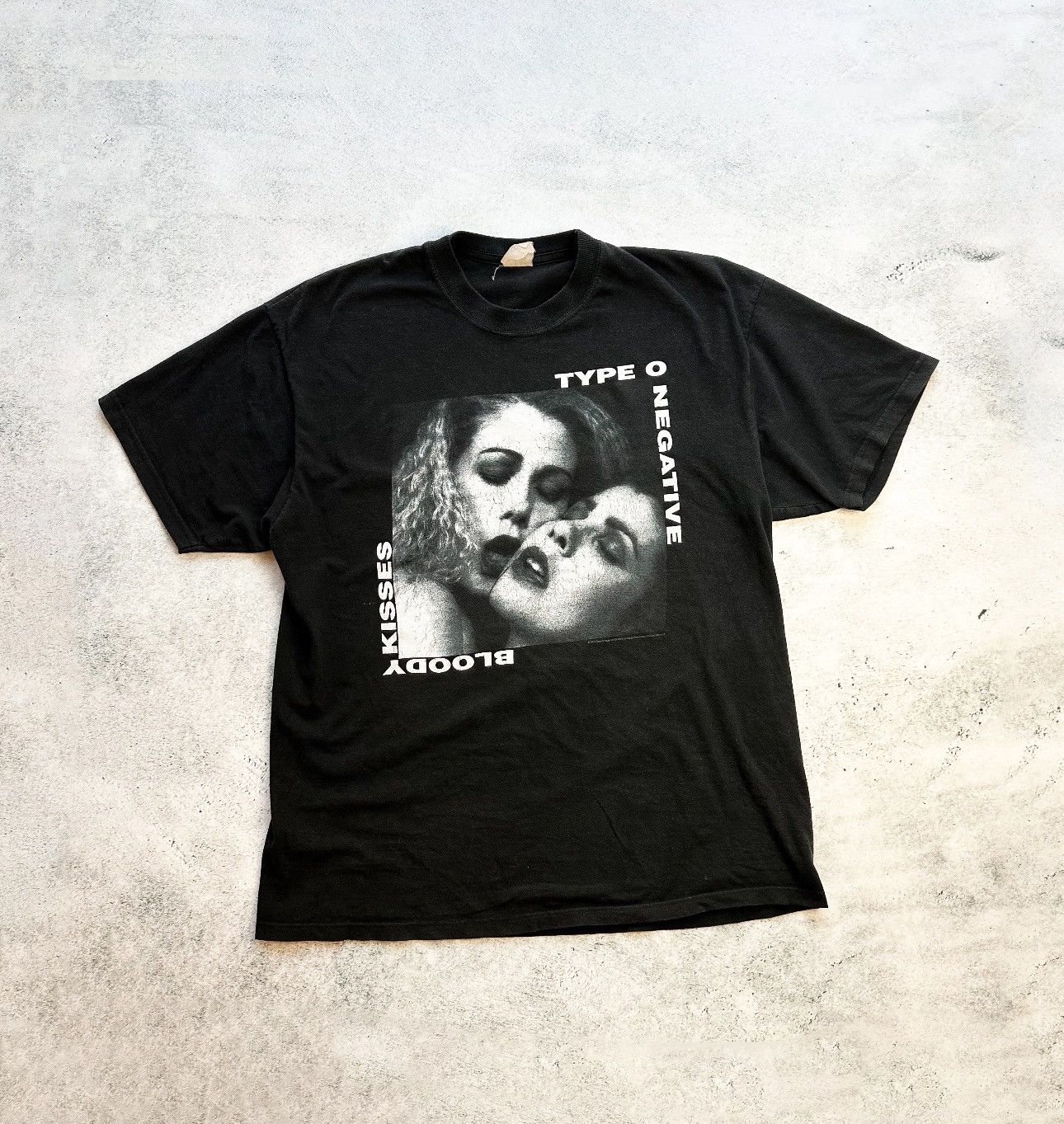 Pre-owned Band Tees X Vintage Type O Negative 2003 “bloody Kisses” T-shirt In Black