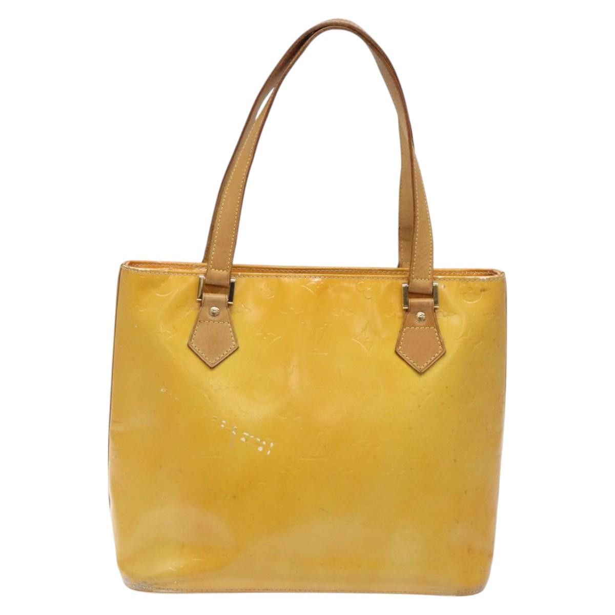 Louis Vuitton LOUIS VUITTON Monogram Vernis Houston Hand Bag Gris M91053 Size ONE SIZE - 3 Thumbnail