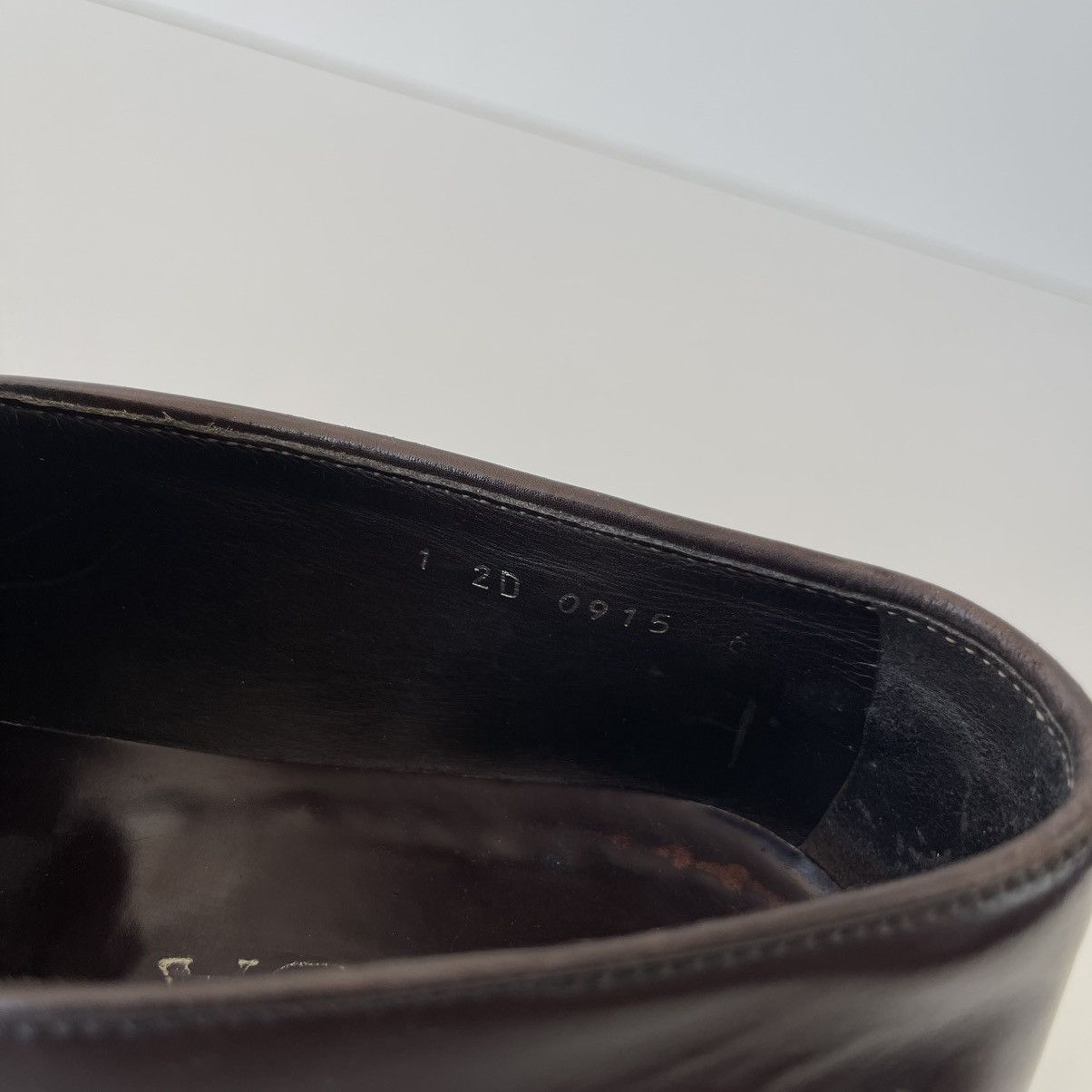 Prada Prada Penny Loafers Leather Shoes Burgundy 1 2D 0915 Size US 6.5 / EU 39-40 - 10 Thumbnail