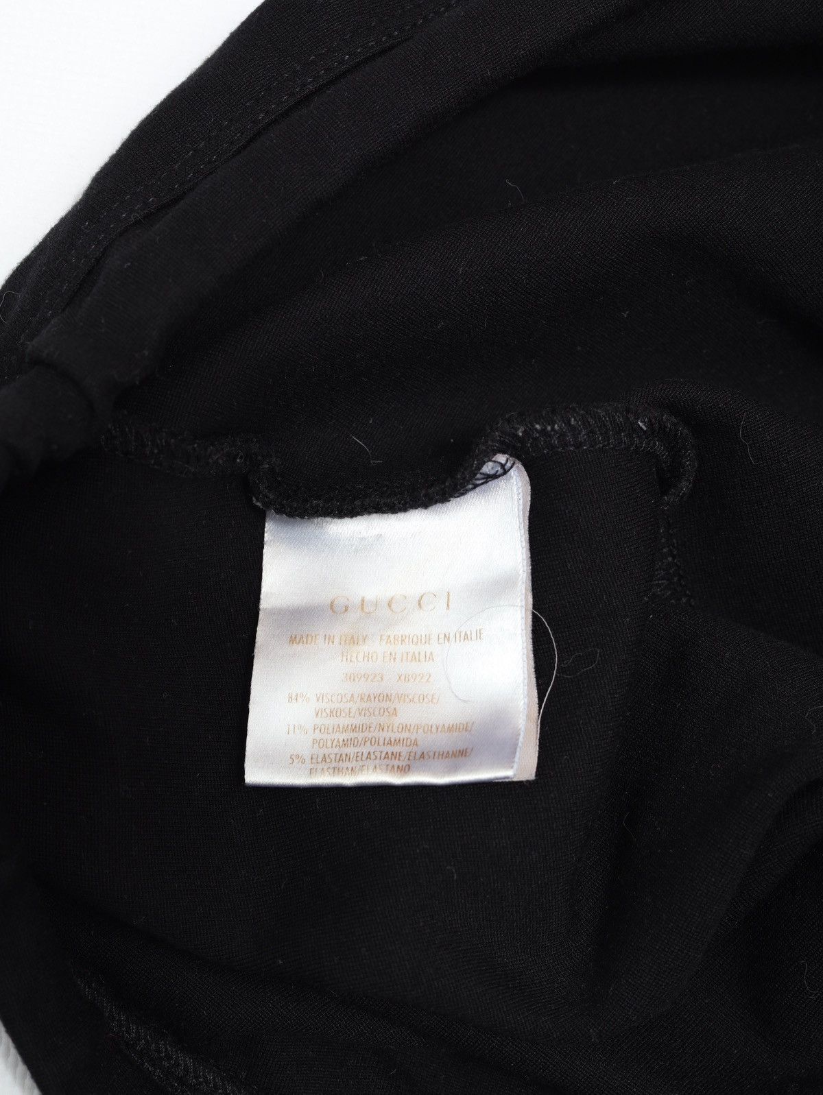 Gucci Gucci Viagio Sport Pants Zip Viscose Nylon Elastane Black Size 30" / US 8 / IT 44 - 9 Thumbnail