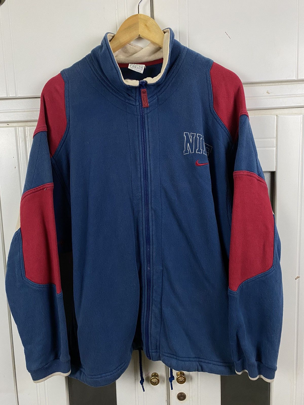 Nike ✅️Vintage NiKE Jacket Full Zipper Size US L / EU 52-54 / 3 - 1 Thumbnail
